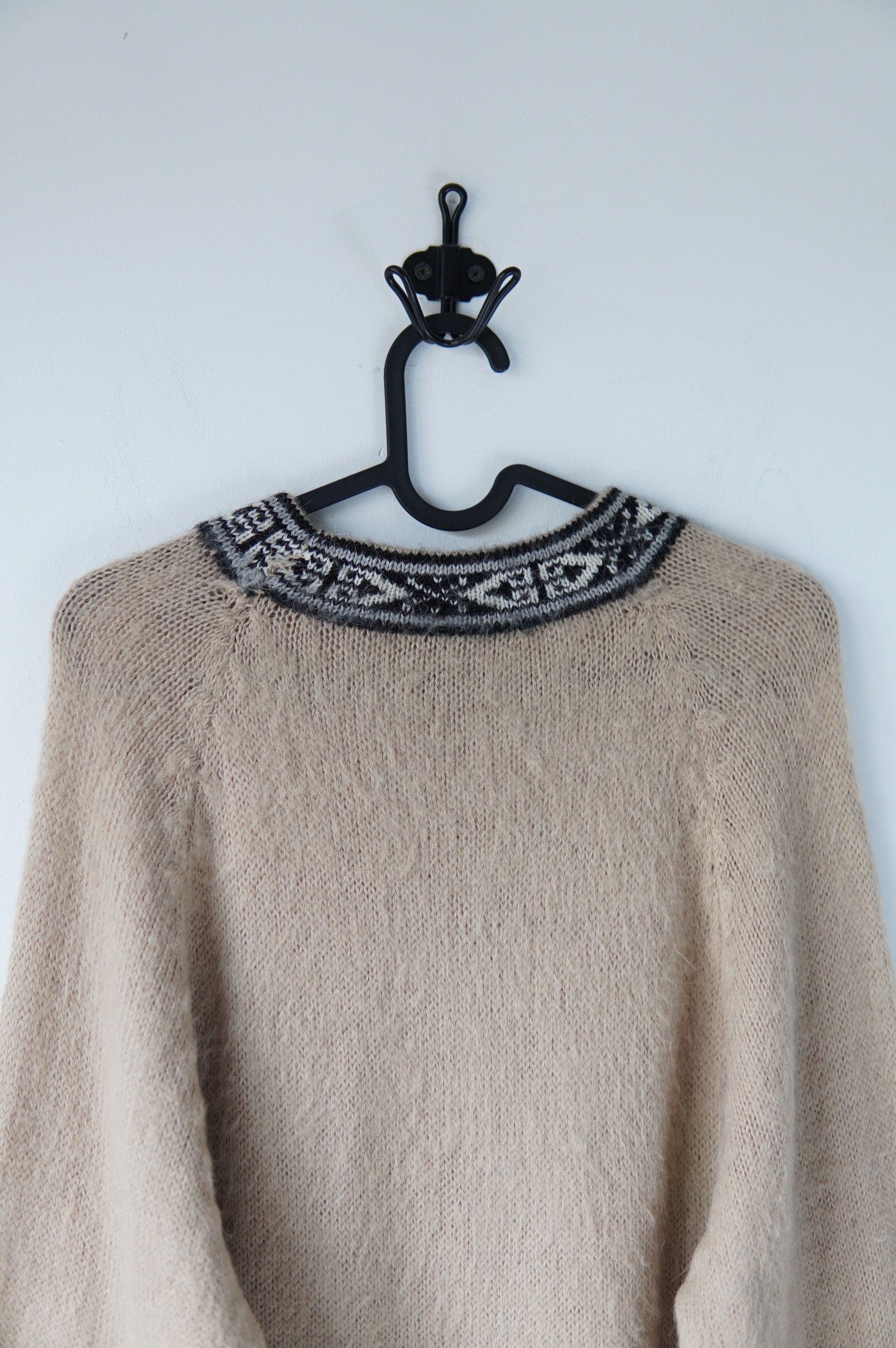 Aztech Mountain Vintage Knit Aztec Alpaca Sweater Tribal Western Peruvian Size US L / EU 52-54 / 3 - 6 Thumbnail