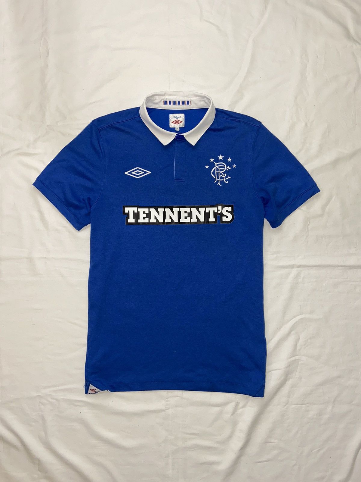 MAILLOT DE FOOTBALL DOMICILE GLASGOW RANGERS 2007 2008 UMBRO taille XL