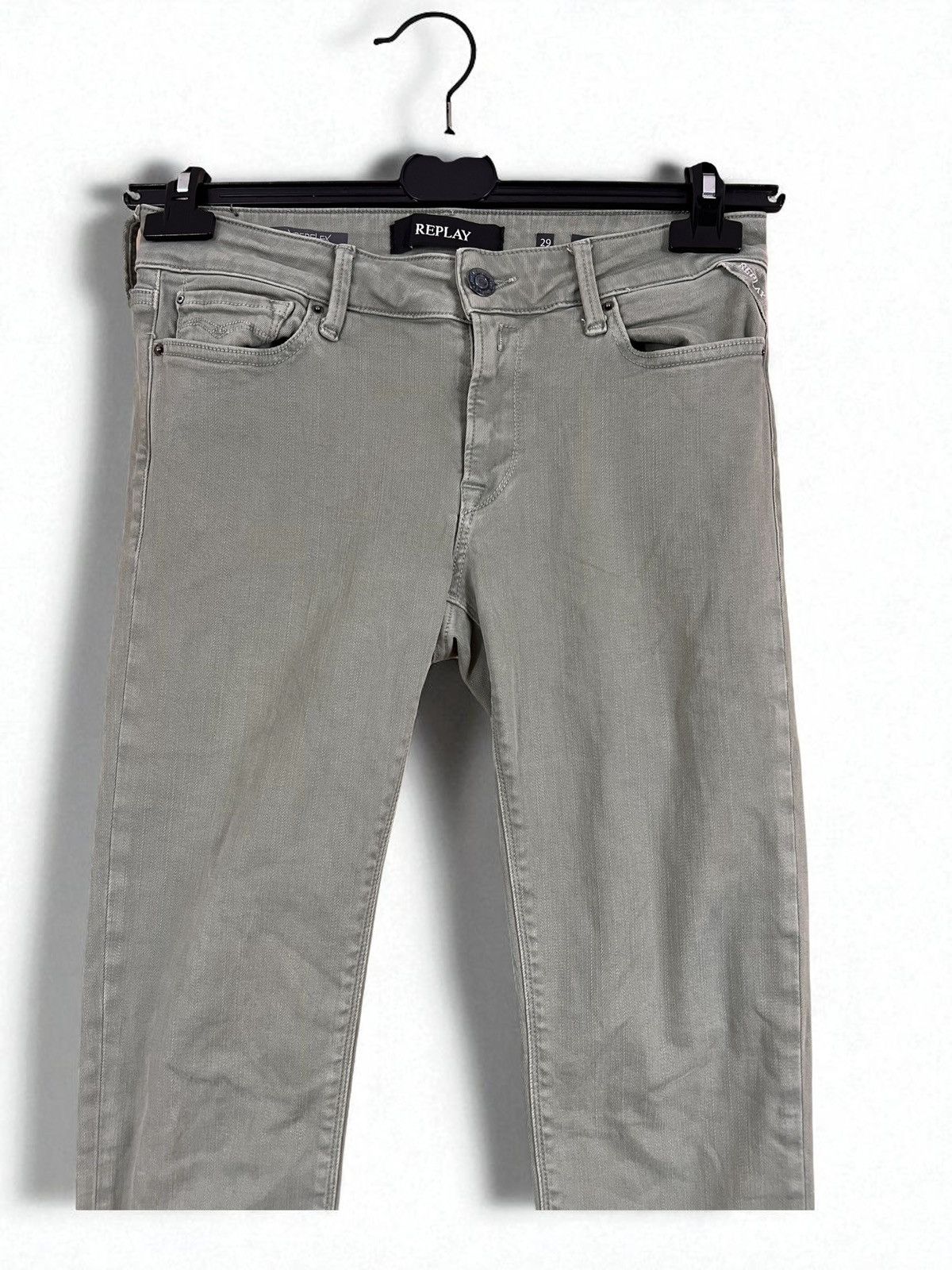 Replay Replay New Luz Hyperflex Khaki jeans size W29 L32 Size 29" - 2 Thumbnail
