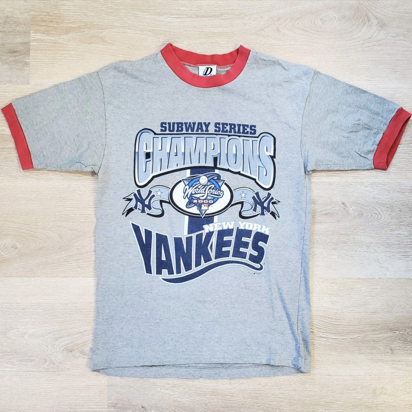 MLB × New York Yankees × Vintage Rare Vtg 2000 New York Yankees World Series Champions Tee Size US M / EU 48-50 / 2 - 2 Thumbnail