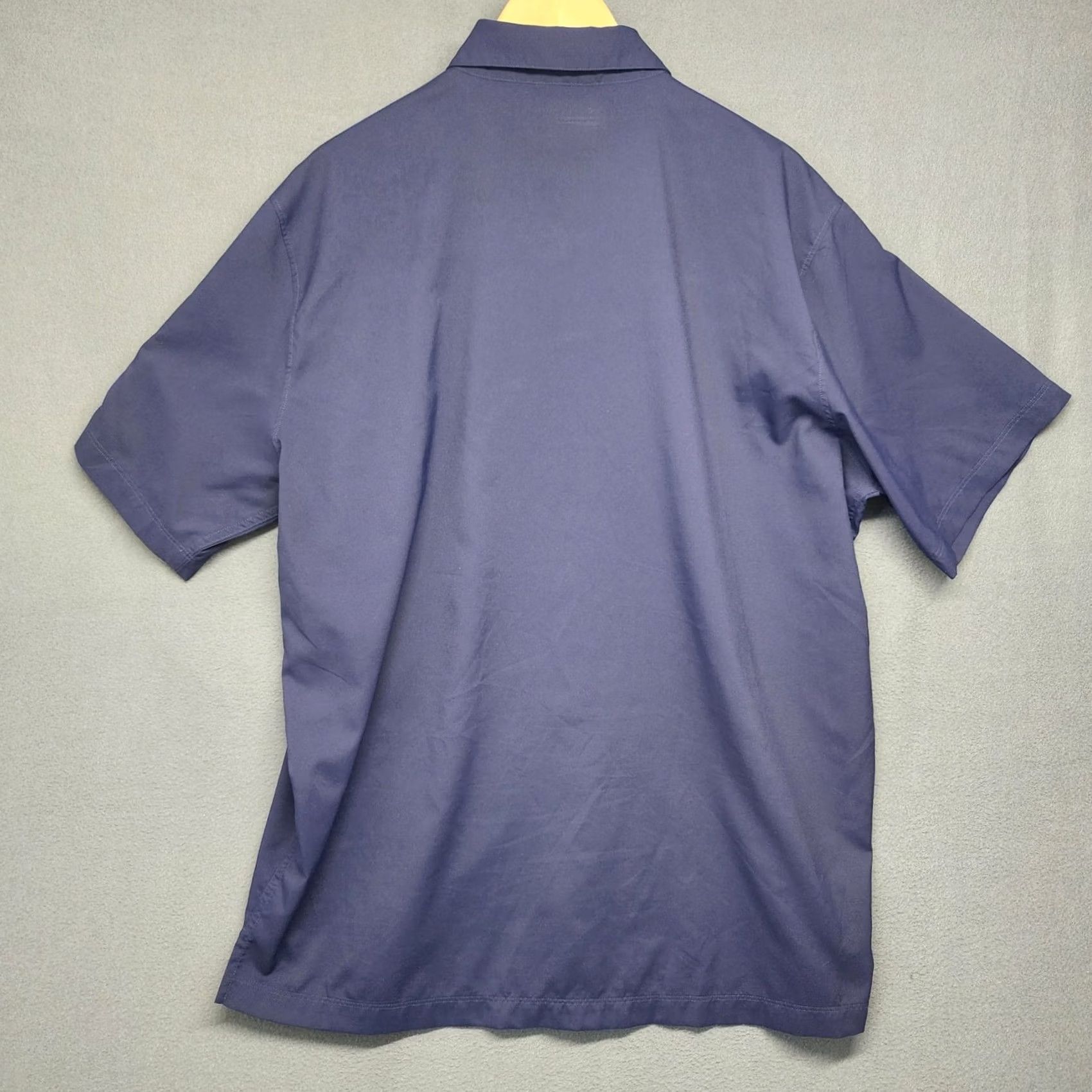 Under Armour Under Armour Shirt Mens XL Short Sleeve Button Up North Ridgeville Ohio Football Blue Size US XL / EU 56 / 4 - 2 Thumbnail