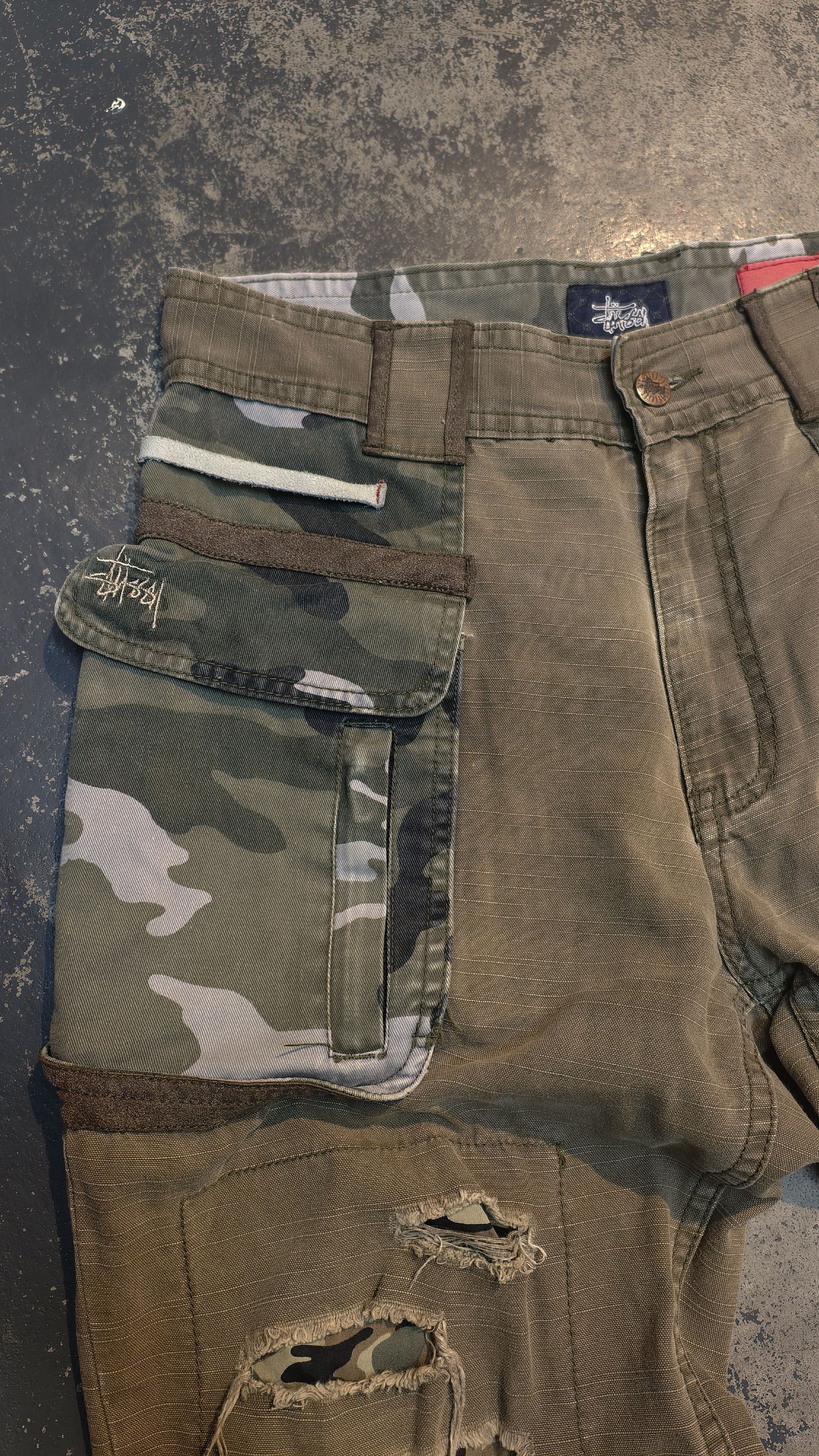 Stussy Stussy camo distressed design Size US 30 / EU 46 - 7 Thumbnail