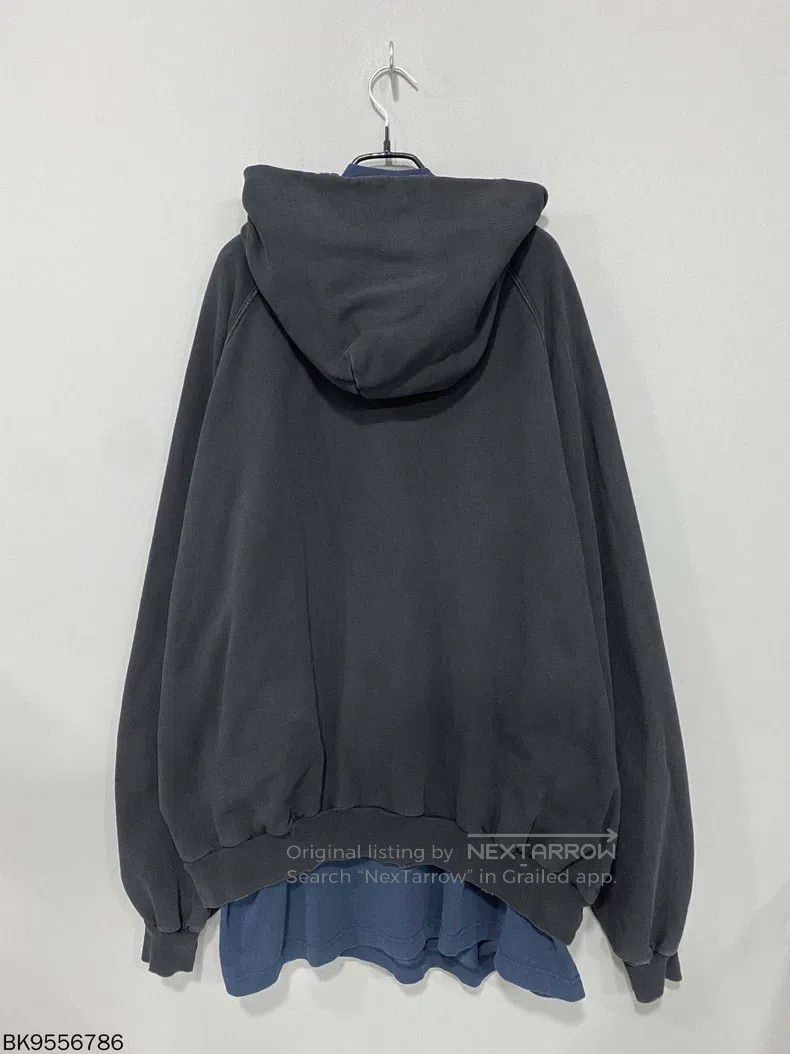 Balenciaga Balenciaga Layered Hoodie Size US M / EU 48-50 / 2 - 3 Thumbnail