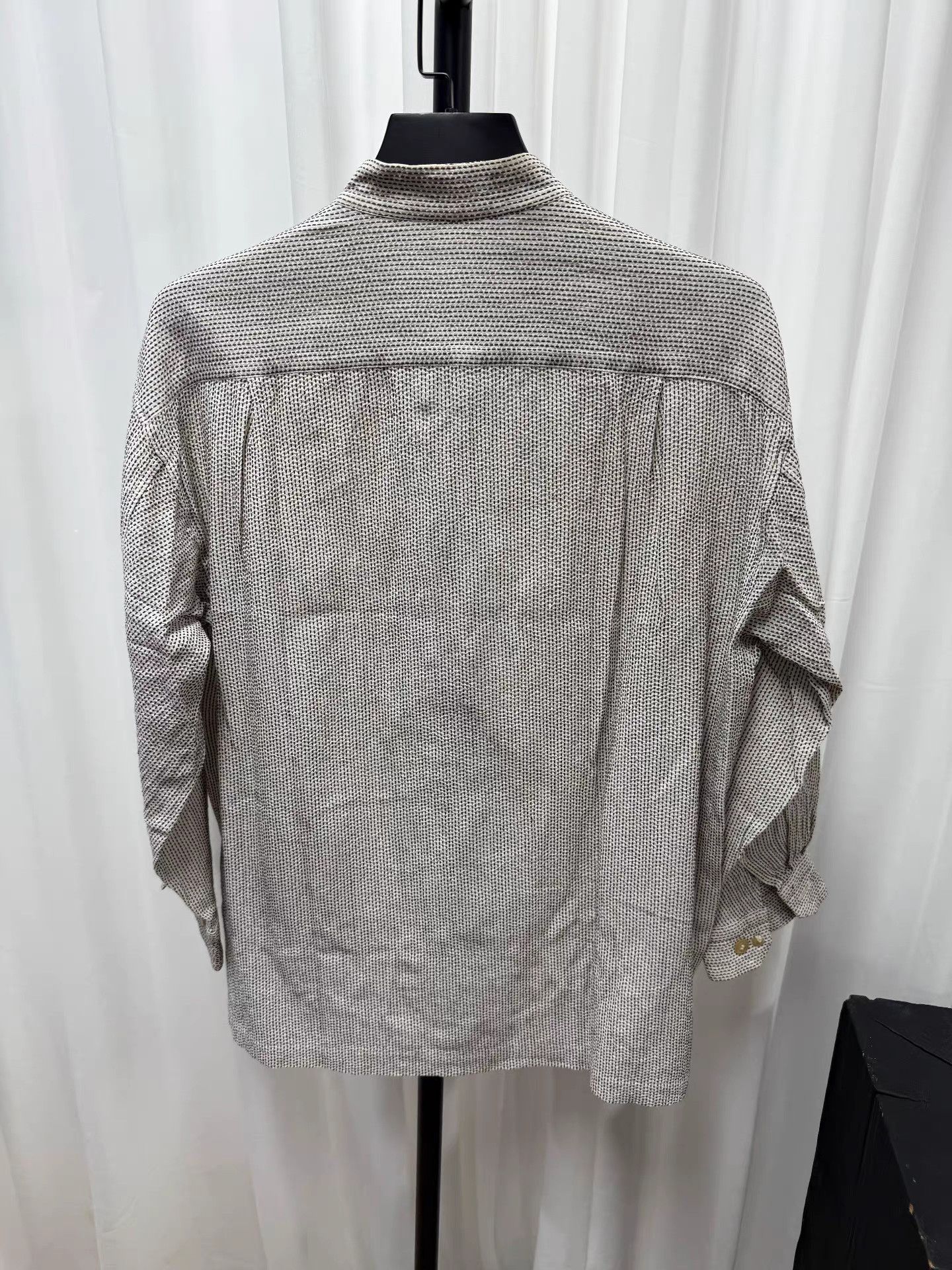 Issey Miyake Issey Miyake Men Striped Embroidered Shirt K20 Size US M / EU 48-50 / 2 - 7 Thumbnail