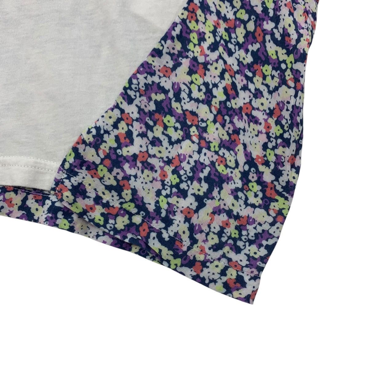 Issey Miyake × mercibeaucoup MERCIBEAUCOUP Cropped Baggy relaxed stylish floral women tee Size XXL / US 16-18 / IT 52-54 - 8 Thumbnail