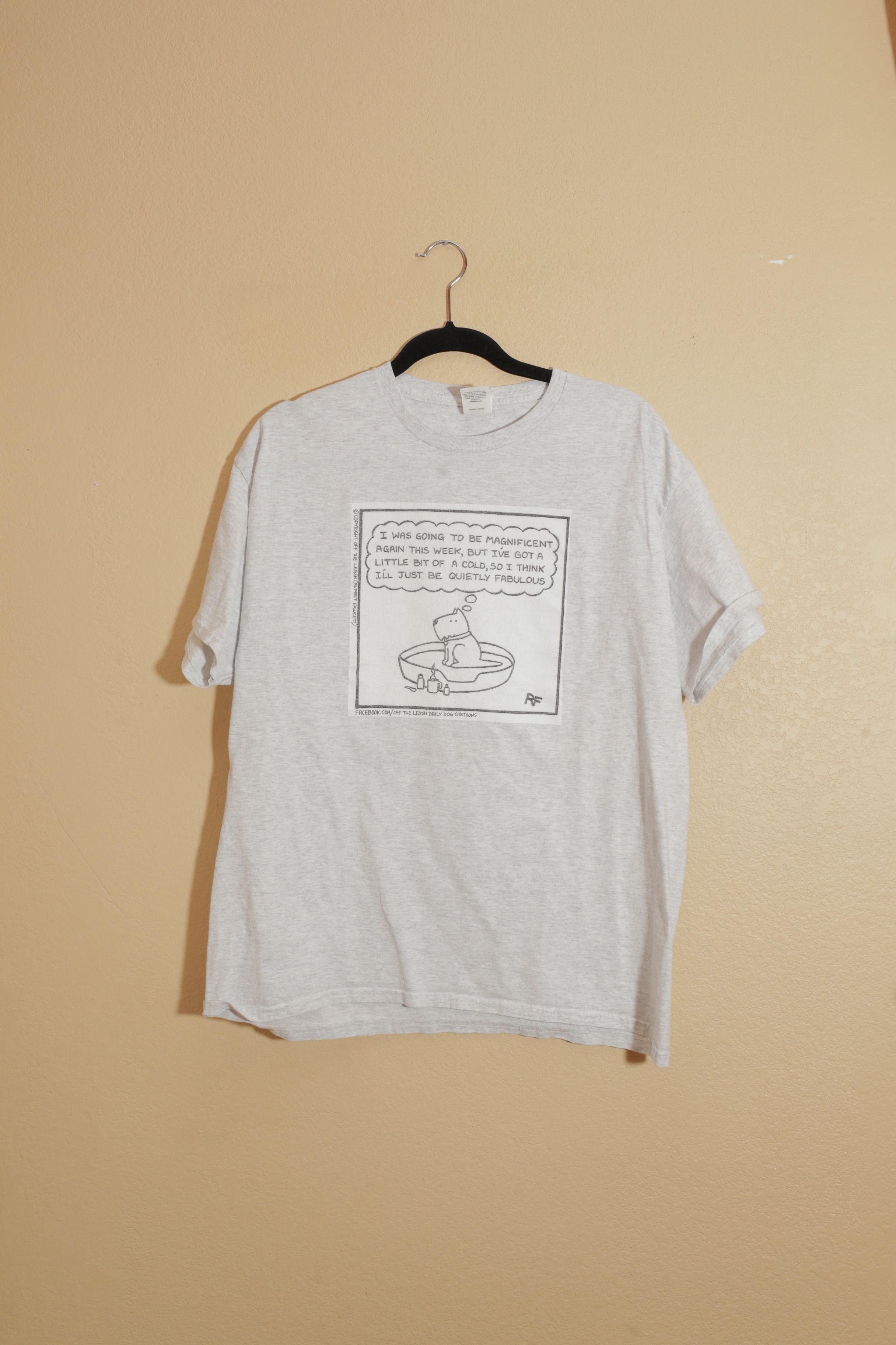 Hanes × Vintage Off The Leash Quietly Fabulous Dog Cartoon Tee (XL) Size US XL / EU 56 / 4 - 1 Thumbnail
