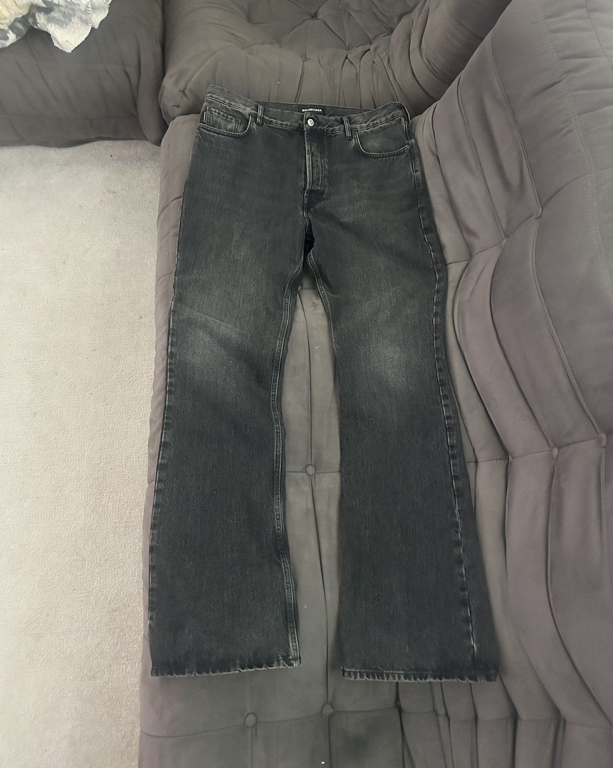 Balenciaga Balenciaga 2019 Flared Runway Denim Size US 34 / EU 50 - 1 Thumbnail