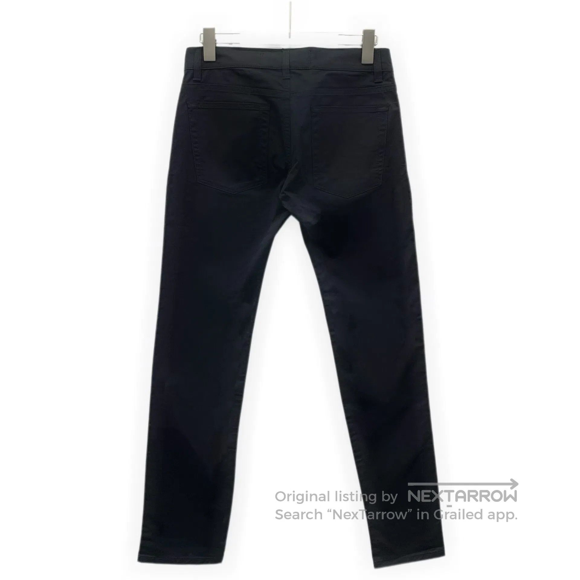 Dolce & Gabbana Dolce Gabbana Black Cotton Casual Trousers| Size US 28 / EU 44 - 2 Thumbnail