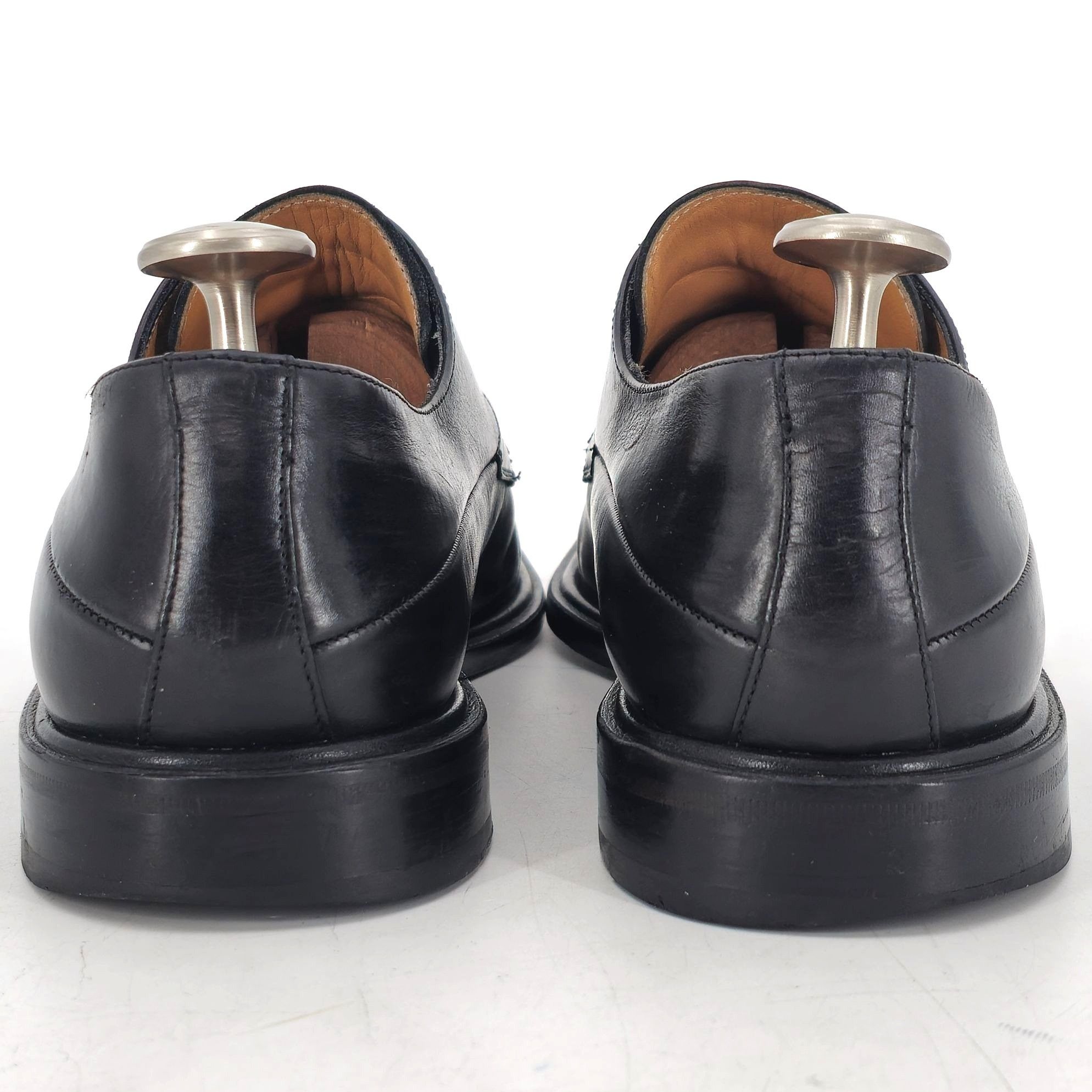 Mezlan Mezlan Spain Mens size 11 Dress Shoes Black Leather Cap-toe Size US 11 / EU 44 - 6 Thumbnail