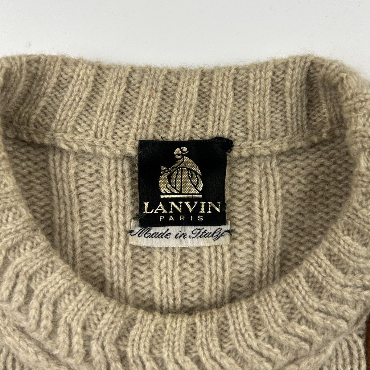 Lanvin Vintage Lanvin Wool Knit Sweater Size US S / EU 44-46 / 1 - 3 Thumbnail