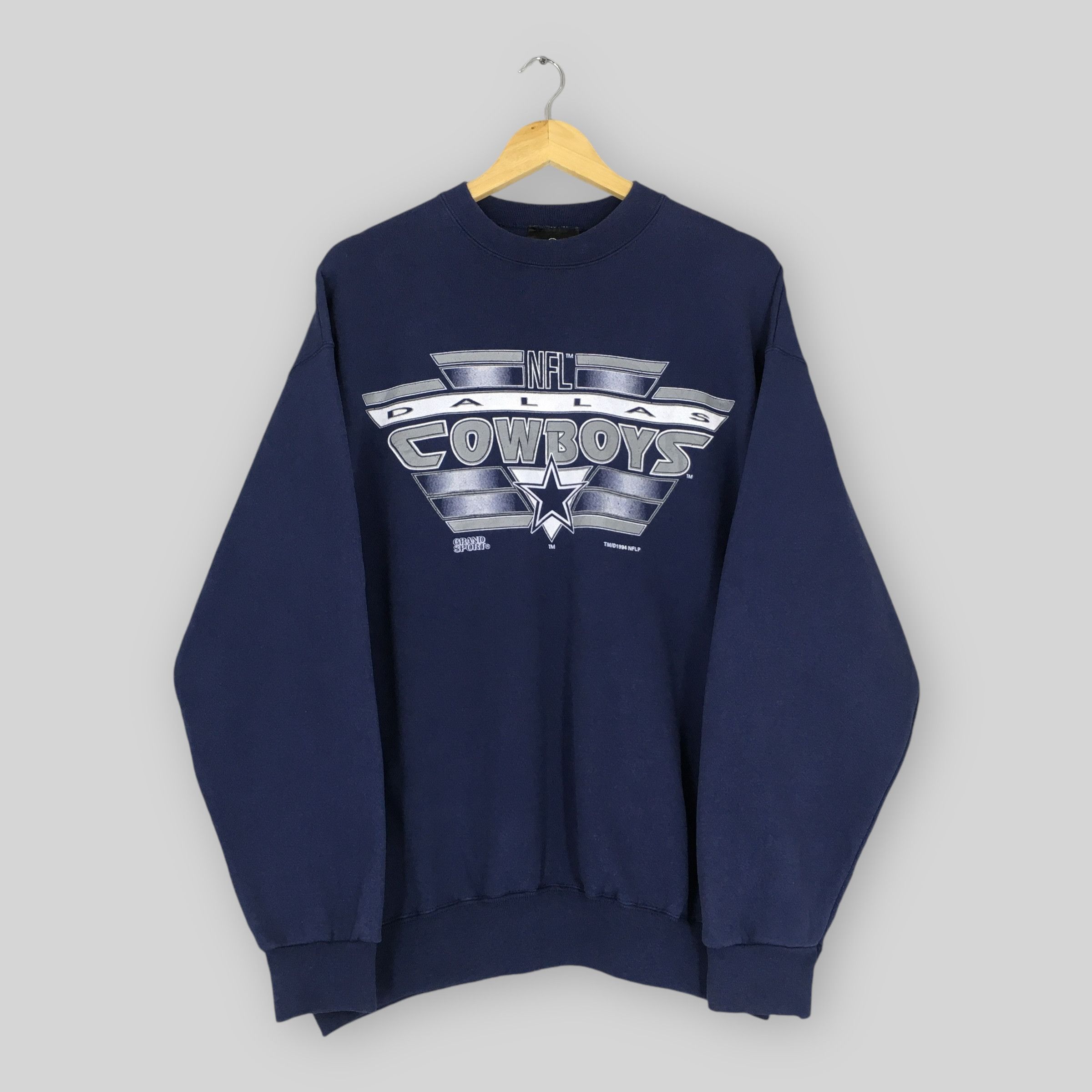 NFL × Vintage Vintage 90s Dallas Cowboys NFL Sweatshirt Large Size US L / EU 52-54 / 3 - 1 Thumbnail