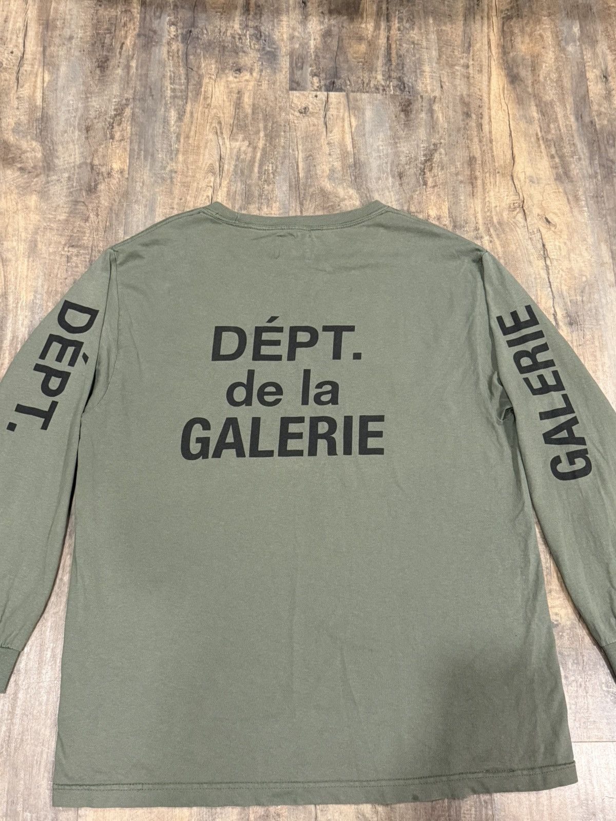 Gallery Dept. Gallery Dept Olive Green French Collector Souvenir L/S Tee Size US M / EU 48-50 / 2 - 3 Thumbnail