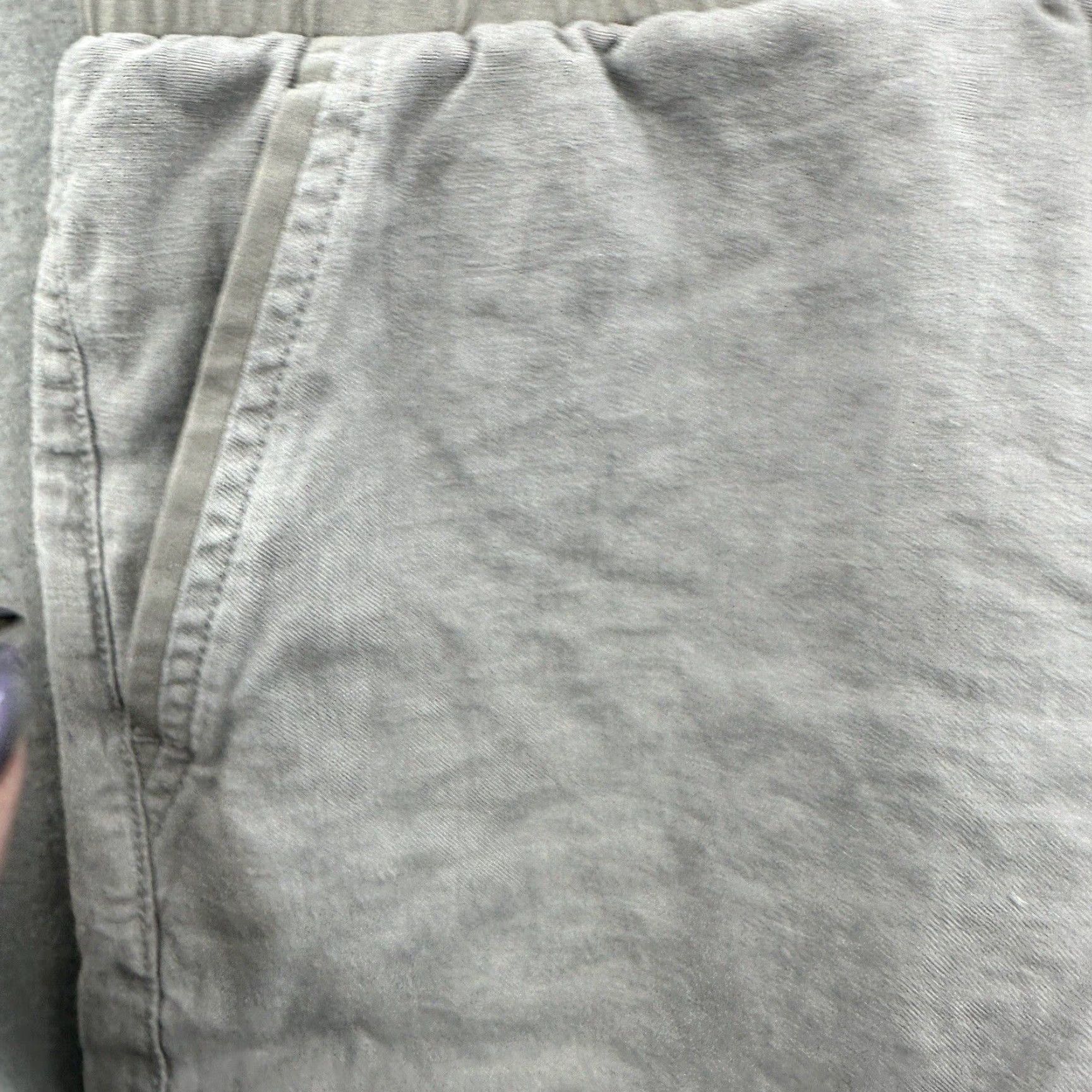 Athleta Athleta Womens Shorts 2 Gray Linen Beachside Elastic Waist Pockets Boho 90s Style Women's Size 2 Adults Size 26" / US 2 / IT 38 - 6 Thumbnail