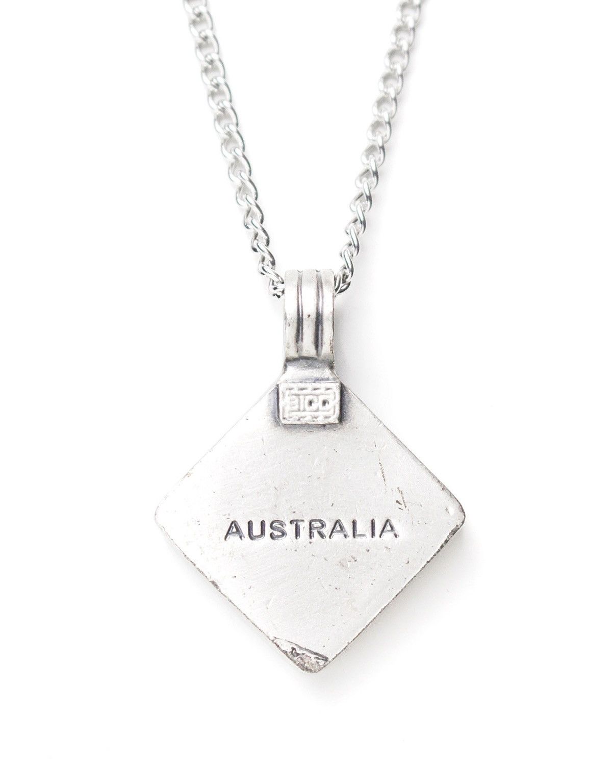 Vintage 2000S BICO AUSTRALIA ALIEN HEAD PENDANT STEEL NECKLACE Size ONE SIZE - 3 Thumbnail
