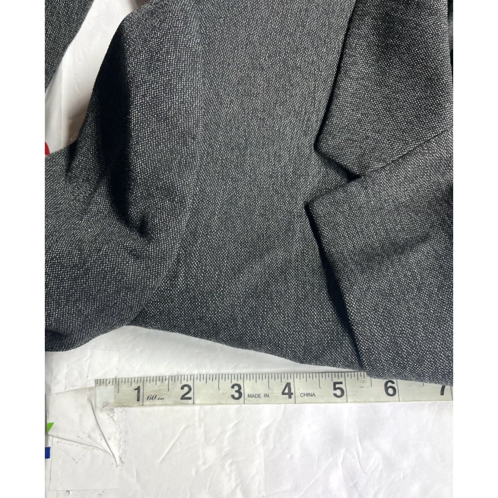 Armani Exchange Armani Exchange A/X Womens Dark Gray Cotton Blend Blazer 6 Size M / US 6-8 / IT 42-44 - 3 Thumbnail