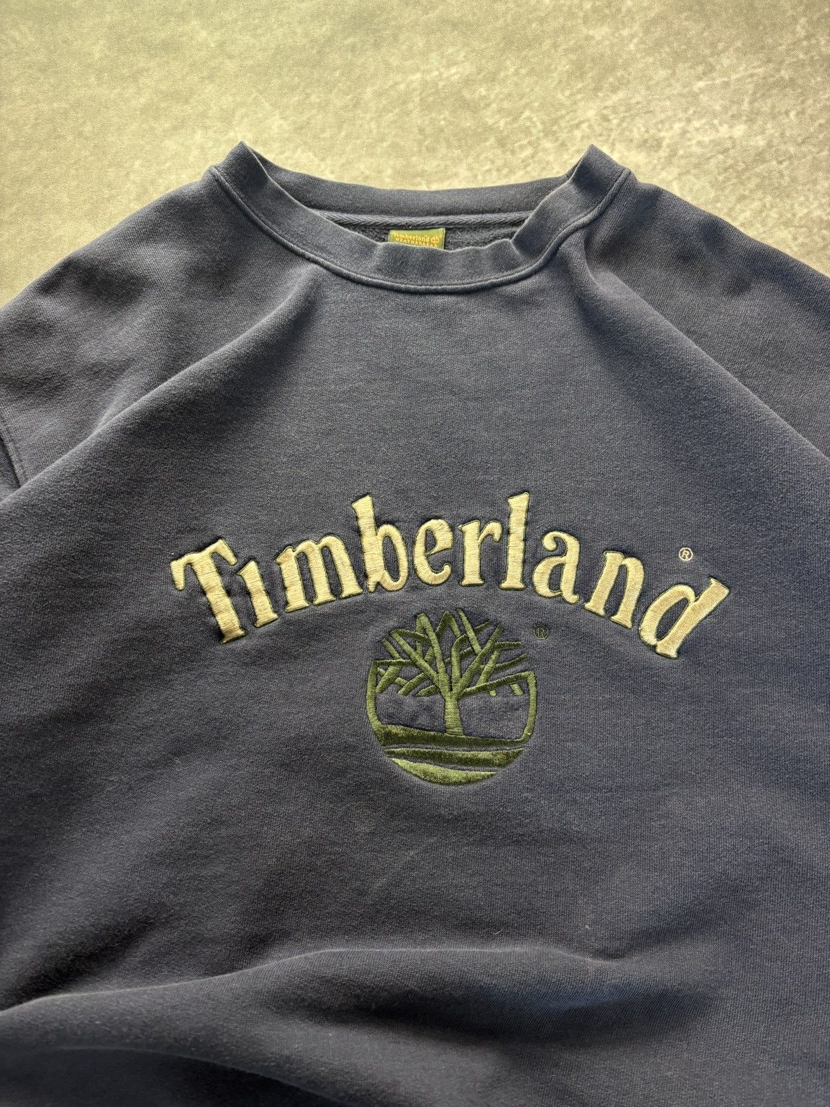 Timberland Vintage Timberland Sweatshirt 90s Crewneck Pullover Sweater Size US L / EU 52-54 / 3 - 3 Thumbnail