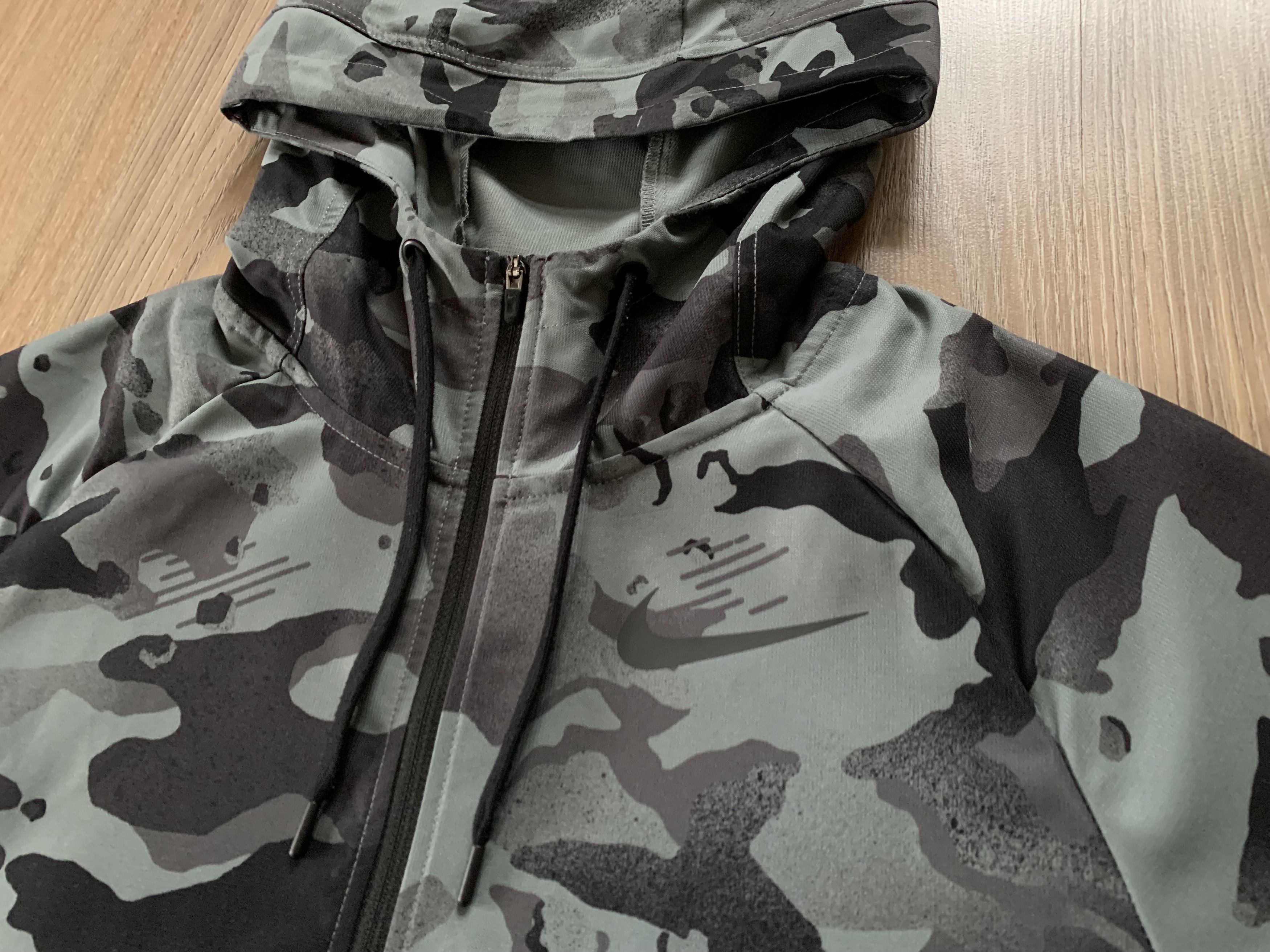 Nike Nike Pro Dri Fit Camo Zip Hoodie Size US S / EU 44-46 / 1 - 6 Thumbnail