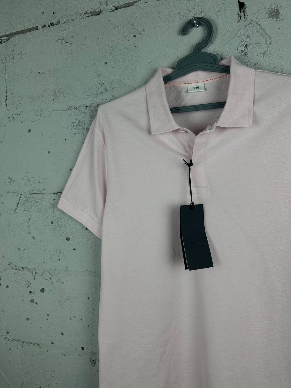 SPOKE NEW Spoke London Made In Portugal Luxury Pink Polo Size US L / EU 52-54 / 3 - 3 Thumbnail