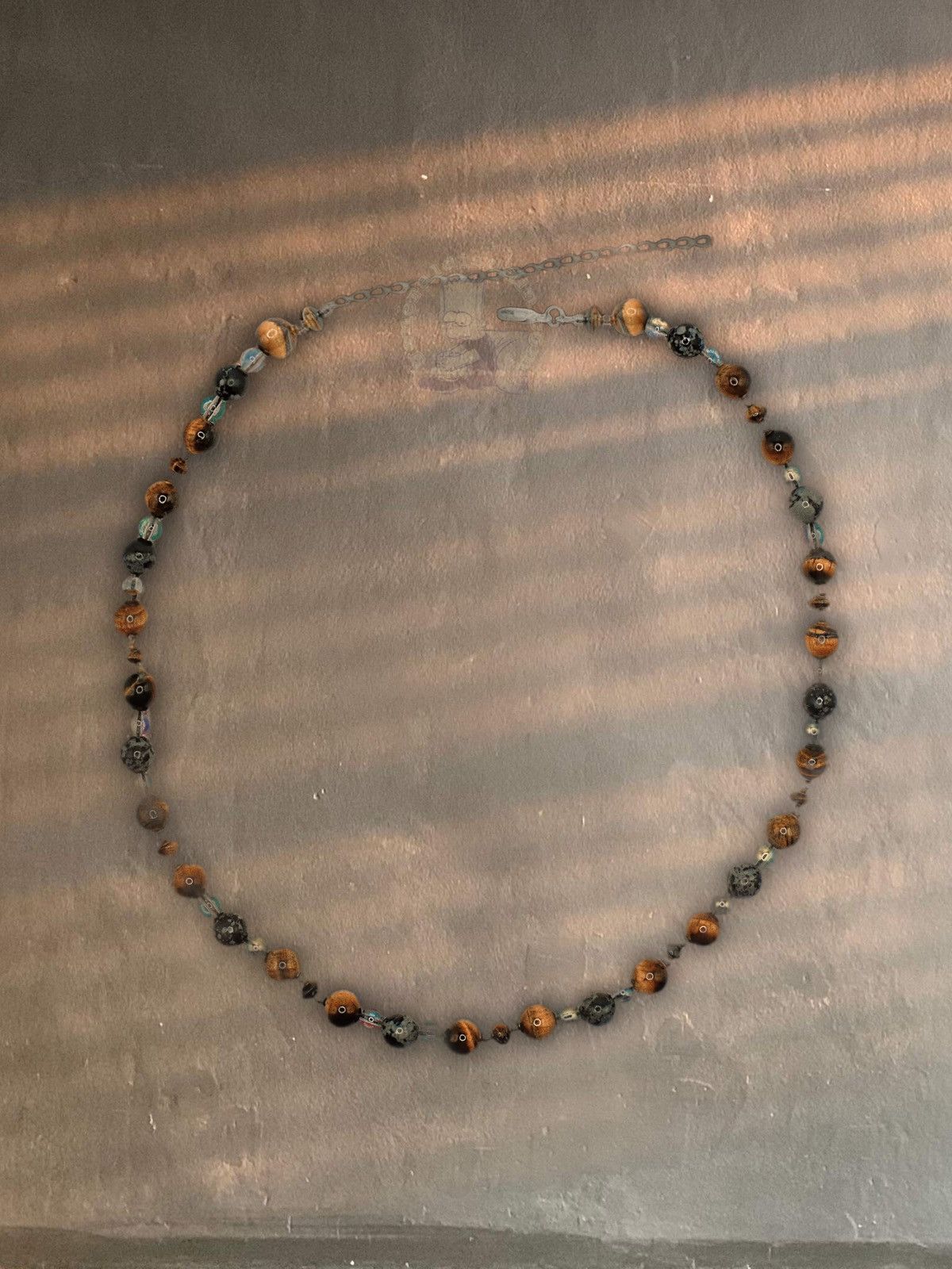 Handmade Weirdo Things Film Cooper Tiger Shadow pearl chain Necklace Size ONE SIZE - 16 Thumbnail