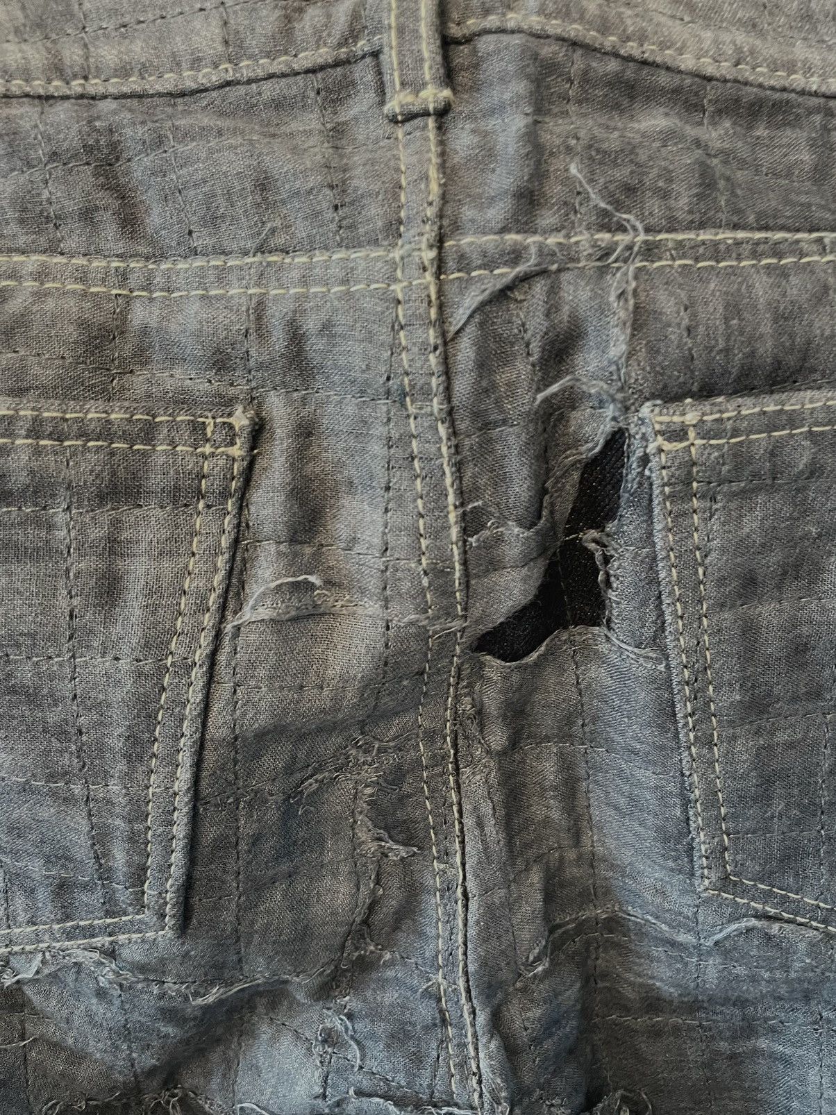Paradoxe Paris Paradoxe Paris Boro Flared Denim Size US 31 - 3 Thumbnail