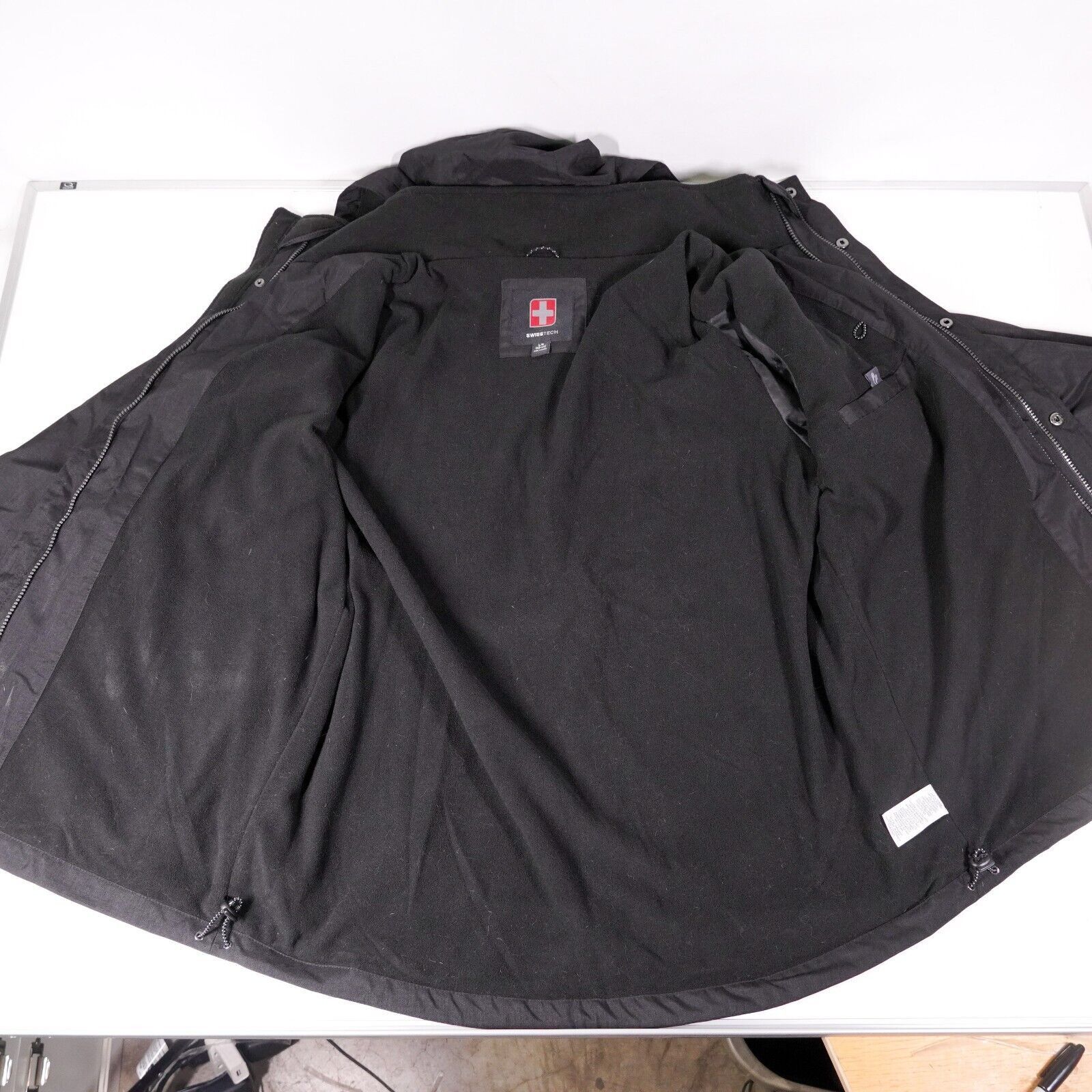 Other Swisstech Hooded Jacket Winter Coat Large 42-44 Black Gray Size US L / EU 52-54 / 3 - 5 Thumbnail