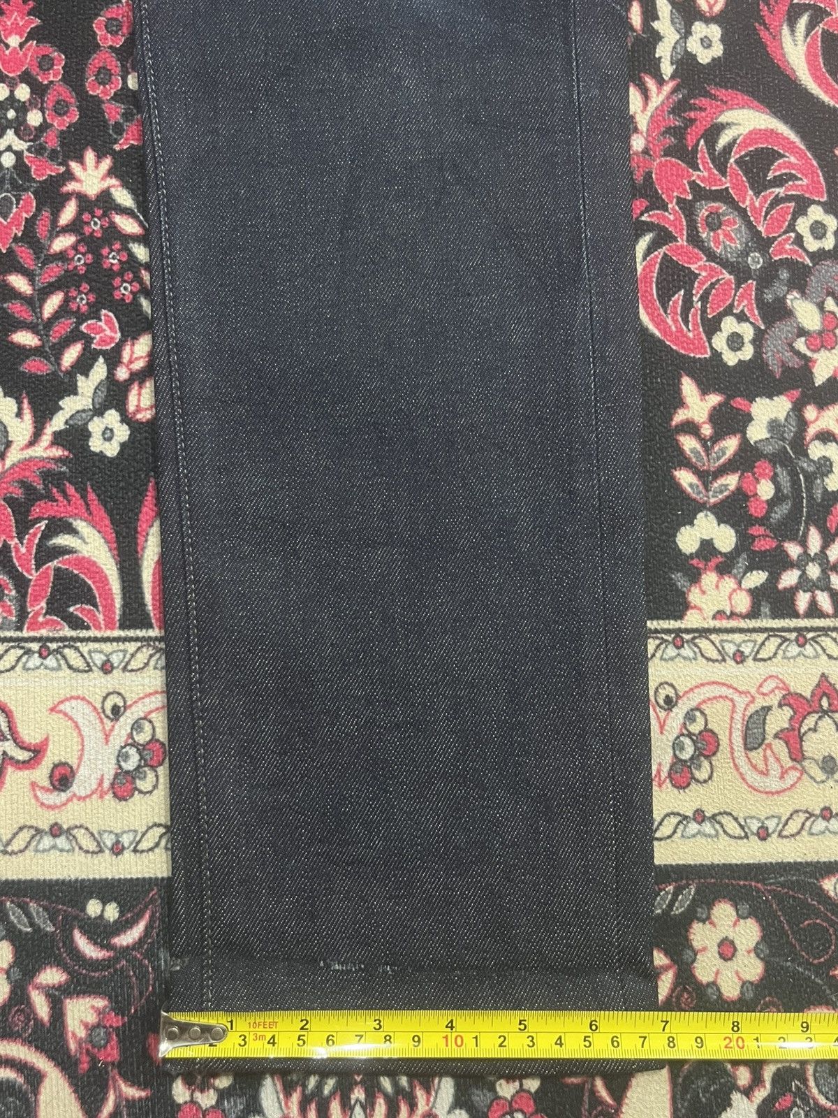 Lemaire × Uniqlo Vintage Uniqlo Raw Kaihara Denim Slim Straight Selvedge Jean Size US 33 - 15 Thumbnail