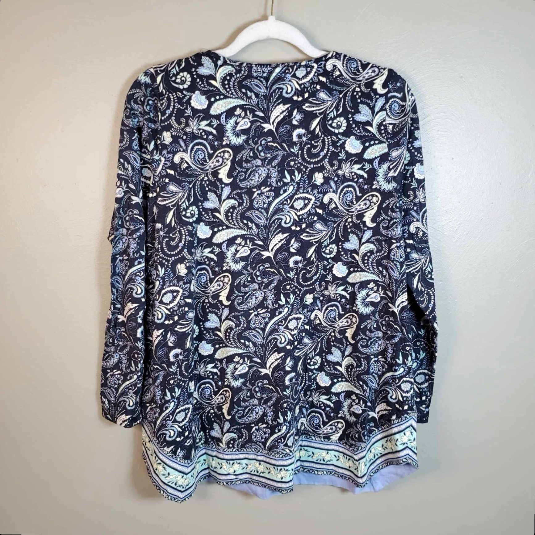 J. Jill J. Jill Blouse Women's Floral Casual Summer Size 8 Multicolor Blouse Size M / US 6-8 / IT 42-44 - 6 Thumbnail