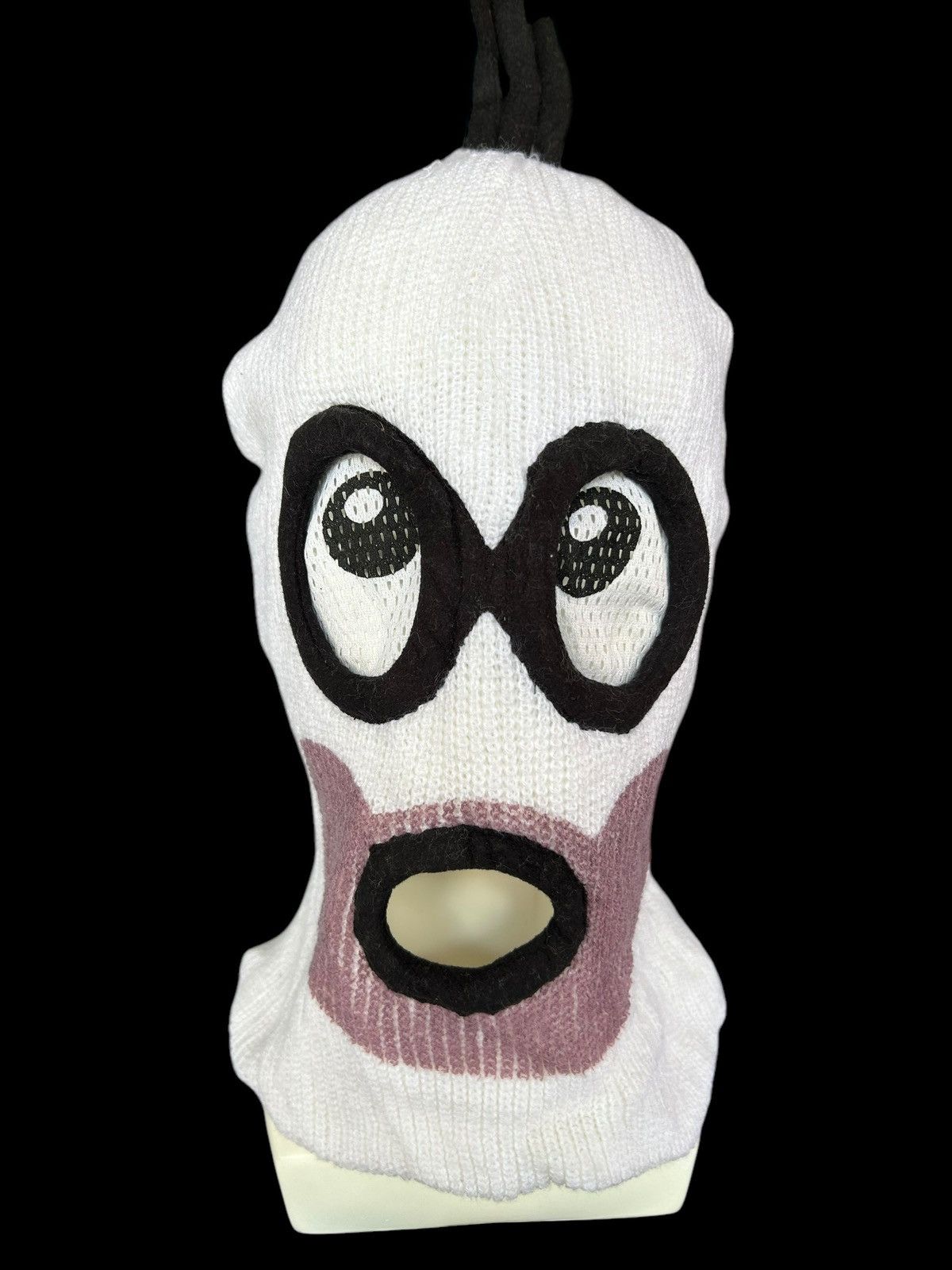 Japanese Brand × Vintage Balaclava Masked Japanese Style Knitt Rare ☠️☠️ Size ONE SIZE - 2 Thumbnail