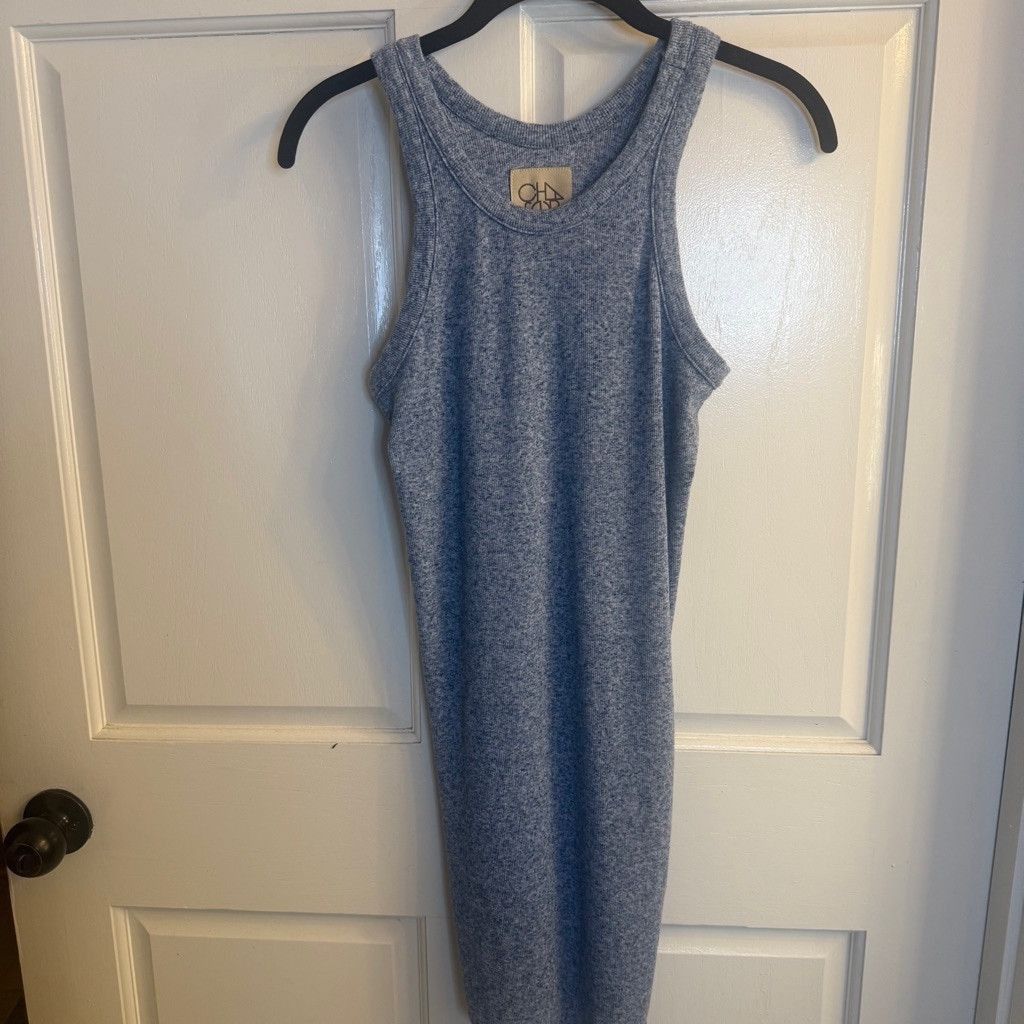 Chaser Brand Women's Chaser knit Tank Dress Size S Blue/gray Size XS / US 0-2 / IT 36-38 - 1 Thumbnail