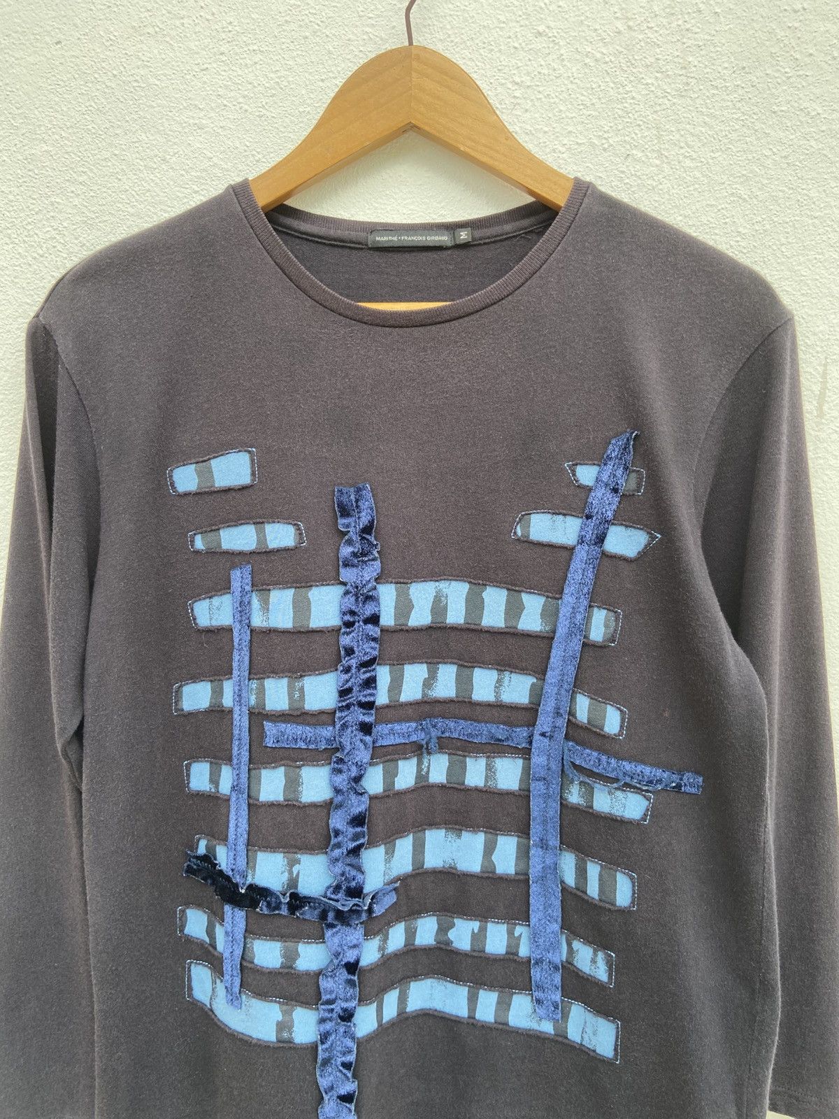 Marithe + Francois Girbaud MFG t shirt long sleeve rare design Size US M / EU 48-50 / 2 - 5 Thumbnail