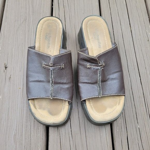 Vintage Vintage 90s y2k Bratz Brown Faux Leather Chunky Wedge Platfo Size US 8.5 / IT 38.5 - 4 Thumbnail