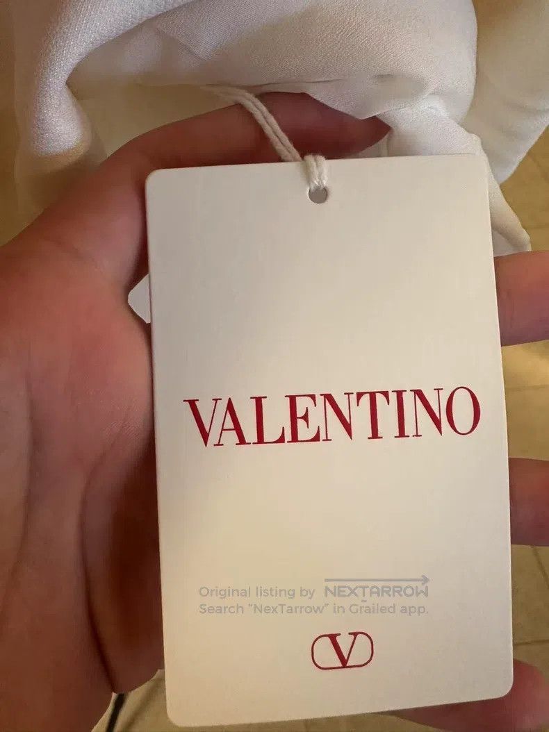 Valentino Valentino Contrasting monogram print short-sleeved dress Size S / US 4 / IT 40 - 5 Thumbnail