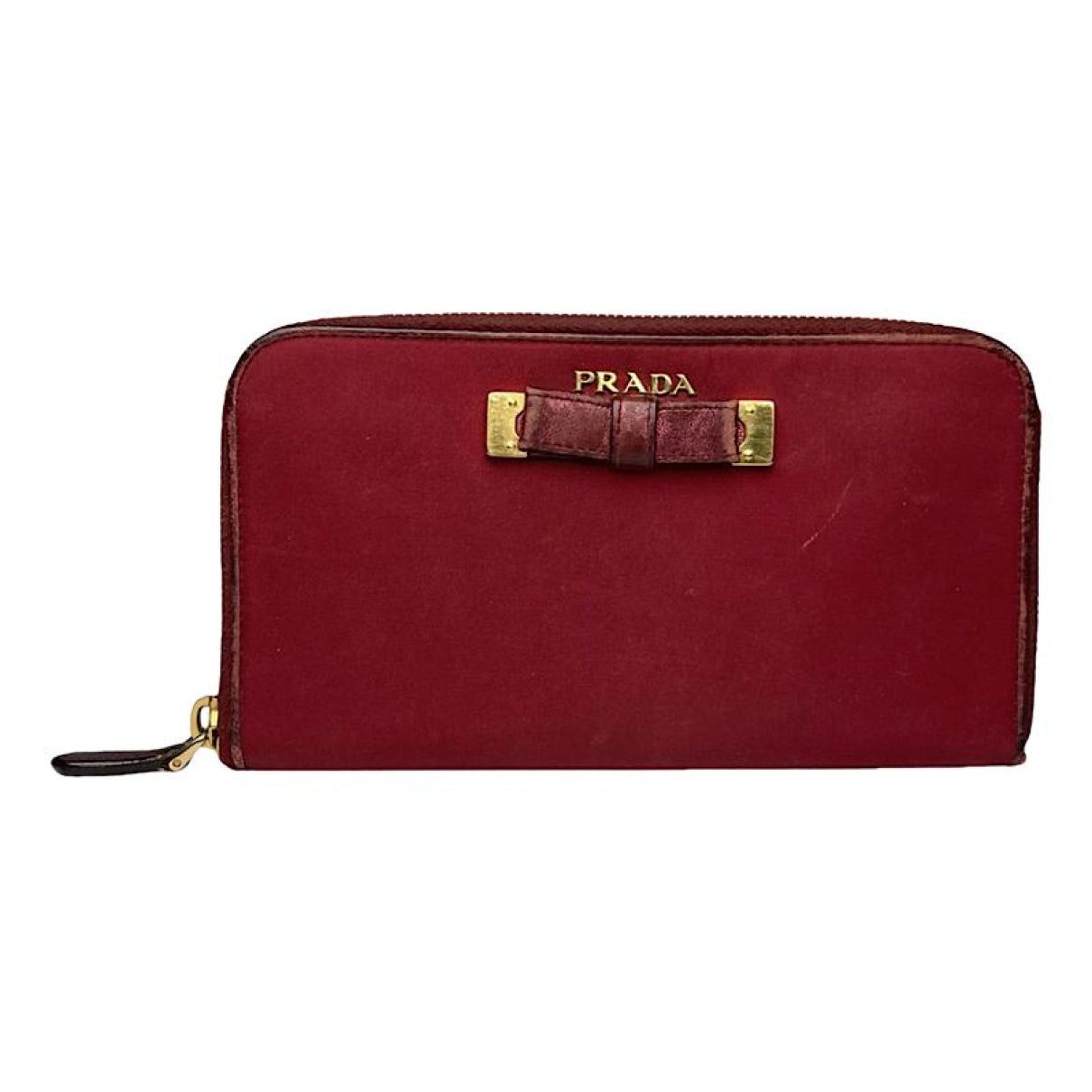 Prada Diagramme Burgundy Other Wallet Size ONE SIZE - 1 Thumbnail