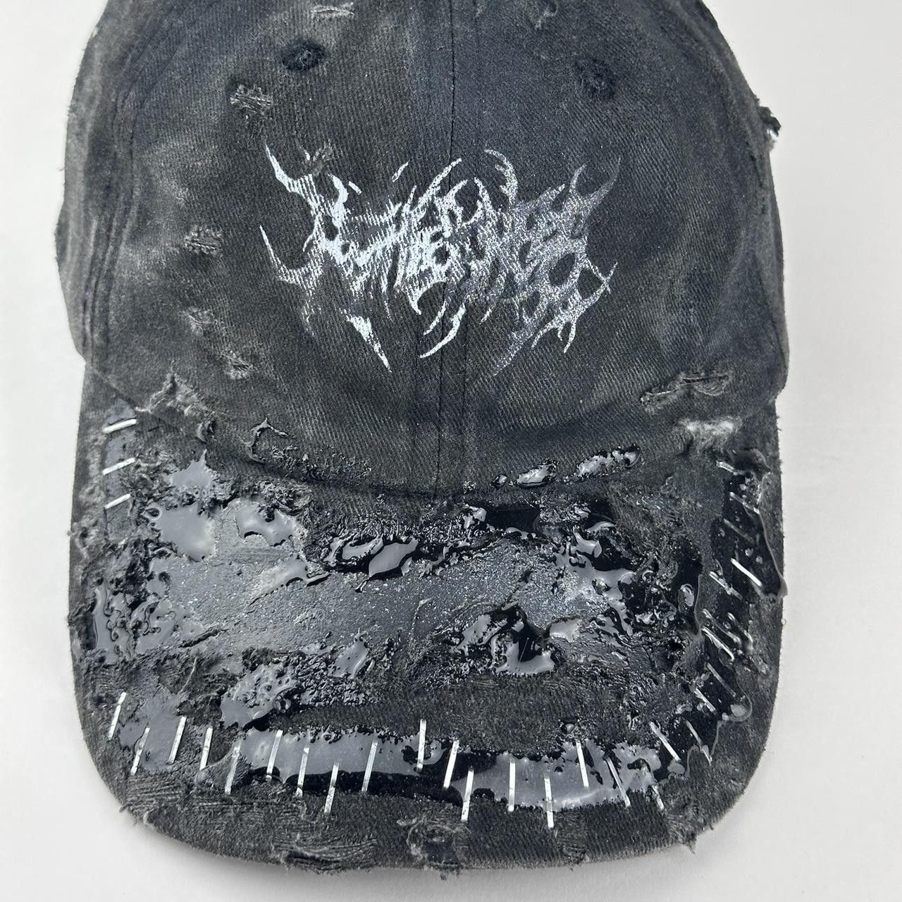 Other ASTROBOI* 'Stitched Up' Black Indie Resin Hat Size ONE SIZE - 2 Thumbnail