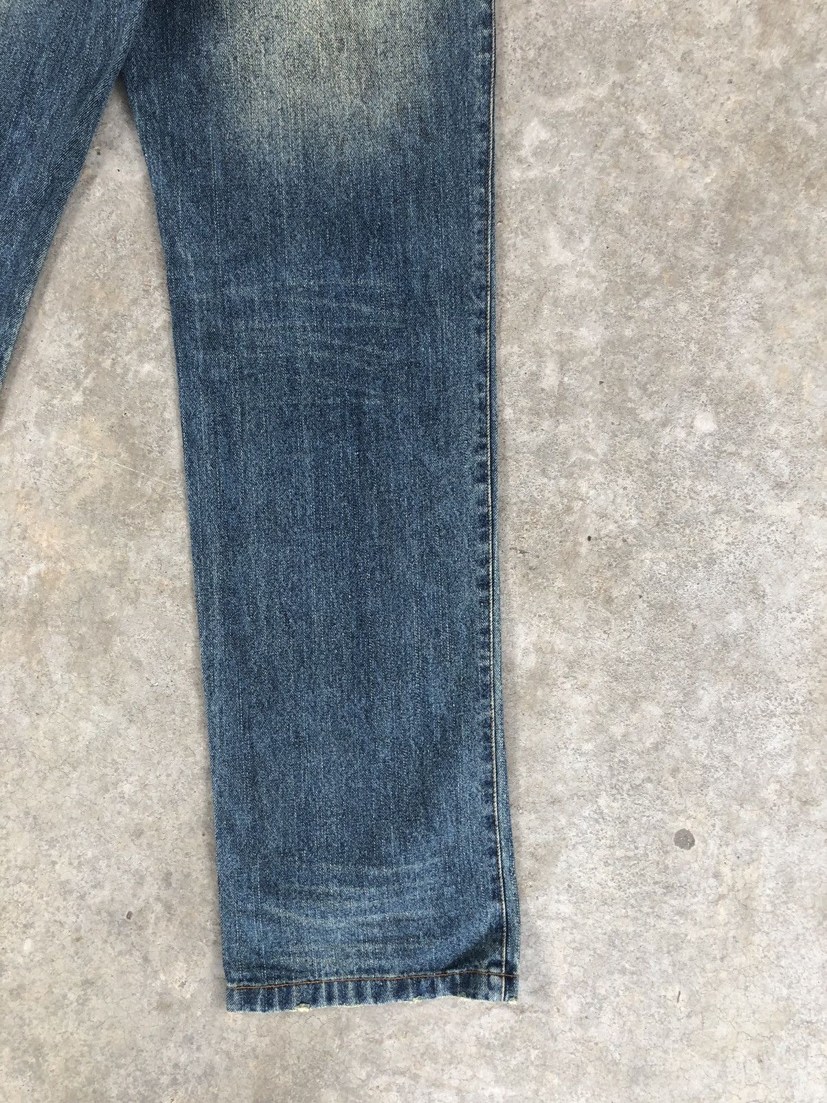 Japanese Brand Japanese Gumu Dragon Embroidered Jeans Distressed Jeans Size US 31 - 12 Thumbnail