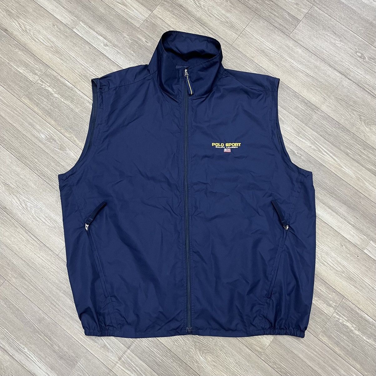 Polo Ralph Lauren × RRL Ralph Lauren × Vintage Vintage 90's Polo Sport Ralph Lauren Windbreaker Jacket Size US L / EU 52-54 / 3 - 2 Thumbnail