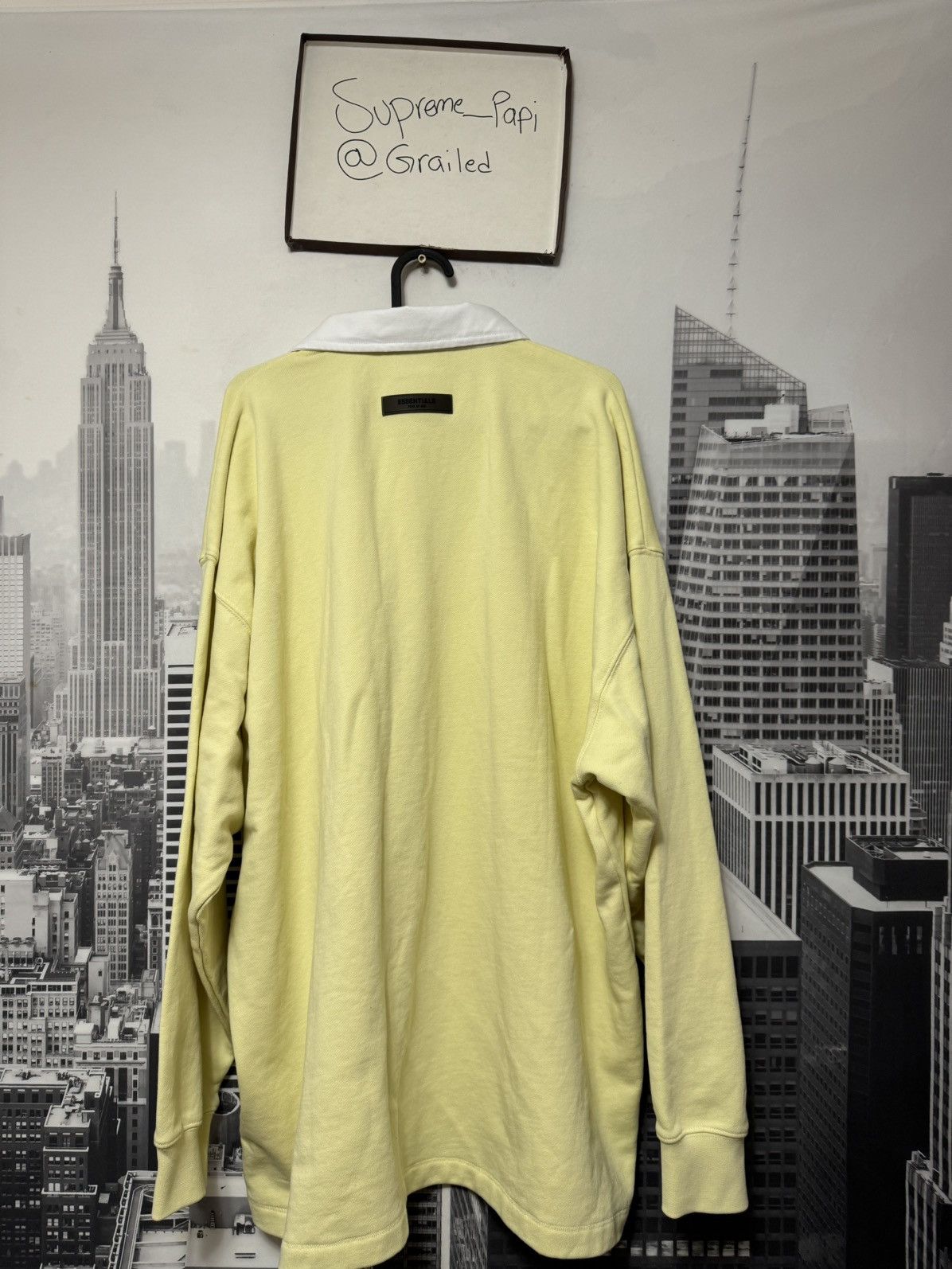 Fear of God Fear of God Essentials 1977 Rugby L/S SZ Large Canary💥 Size US L / EU 52-54 / 3 - 10 Thumbnail