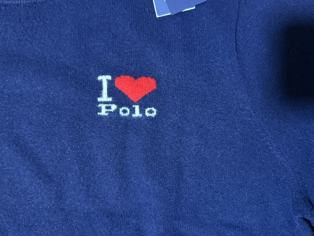 Polo Ralph Lauren Polo Ralph Lauren The I Heart Polo Cashmere Sweater Navy XL Size US XL / EU 56 / 4 - 8 Thumbnail