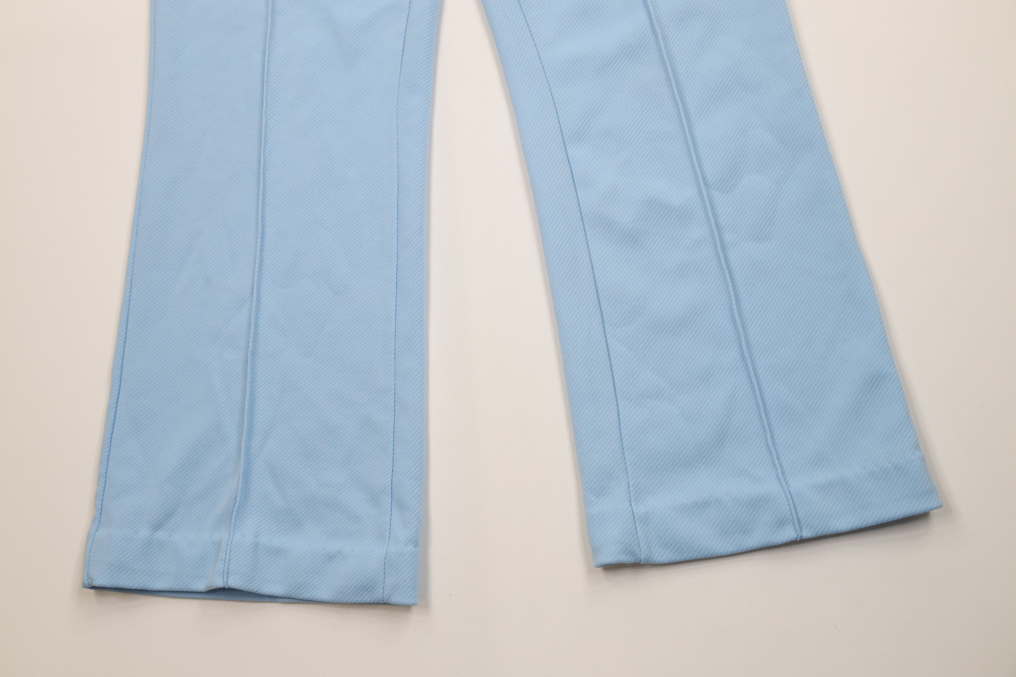 Vintage Vintage 70s Streetwear Bell Bottoms Pants Carolina Blue USA Size 36" / US 14 / IT 50 - 4 Thumbnail