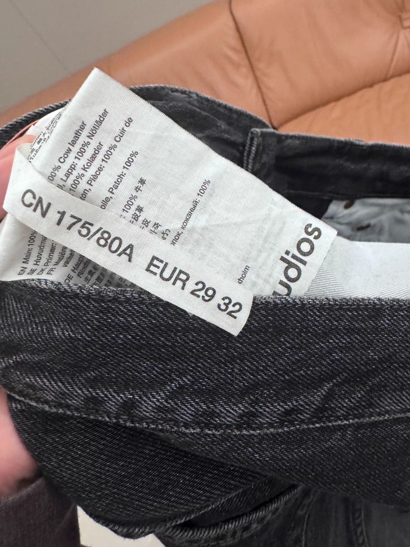 Acne Studios Acne Studios 2021m Vintage Black 29/32 Pants Size US 29 - 4 Thumbnail