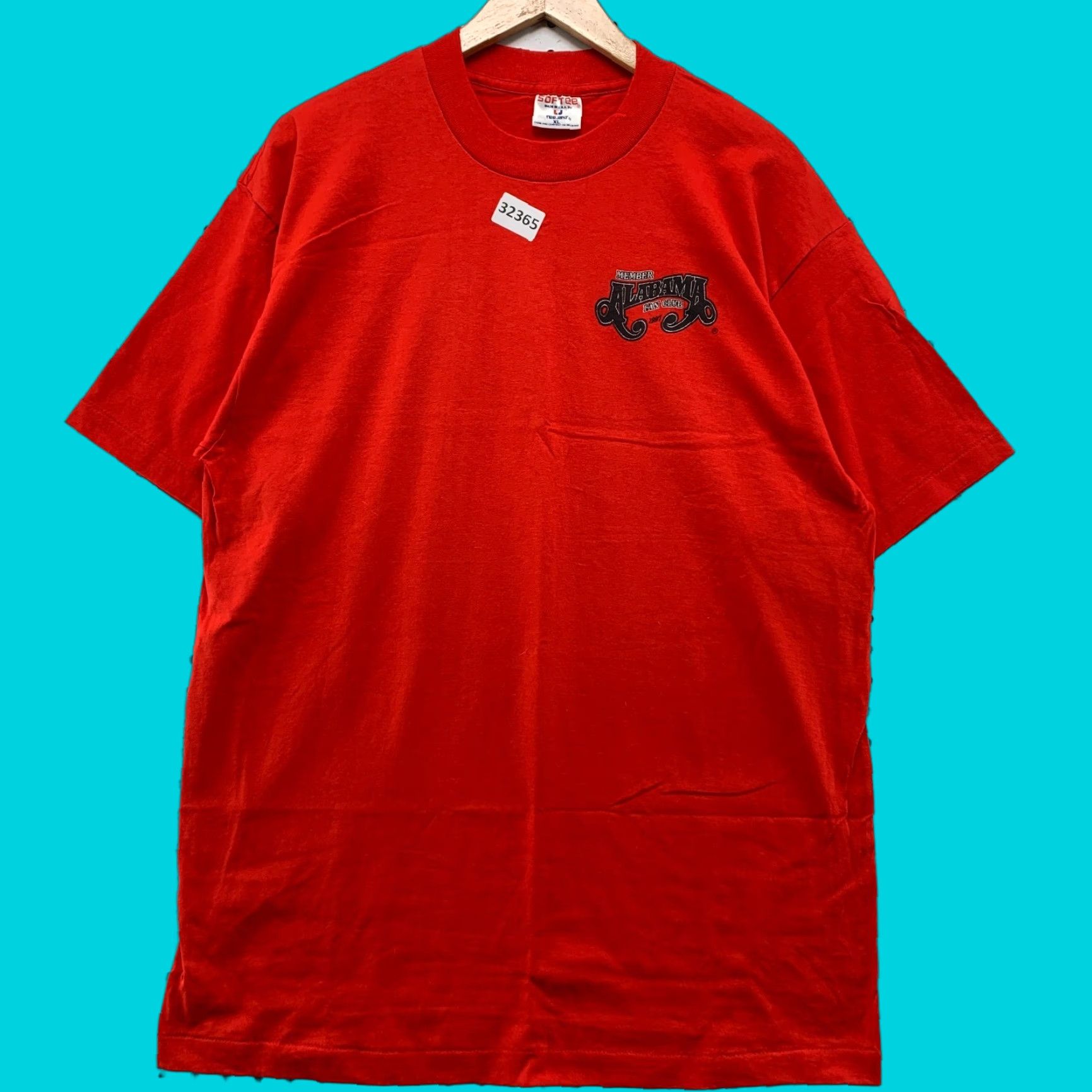 TEE JAYS VINTAGE Alabama Fan Club Shirt Mens XL 1997 Red Single Stitch Music USA 22x32 Shirt Mens XL Red 1997 Music USA Alabama Fan Club shirt Vintage Size US XL / EU 56 / 4 - 1 Thumbnail