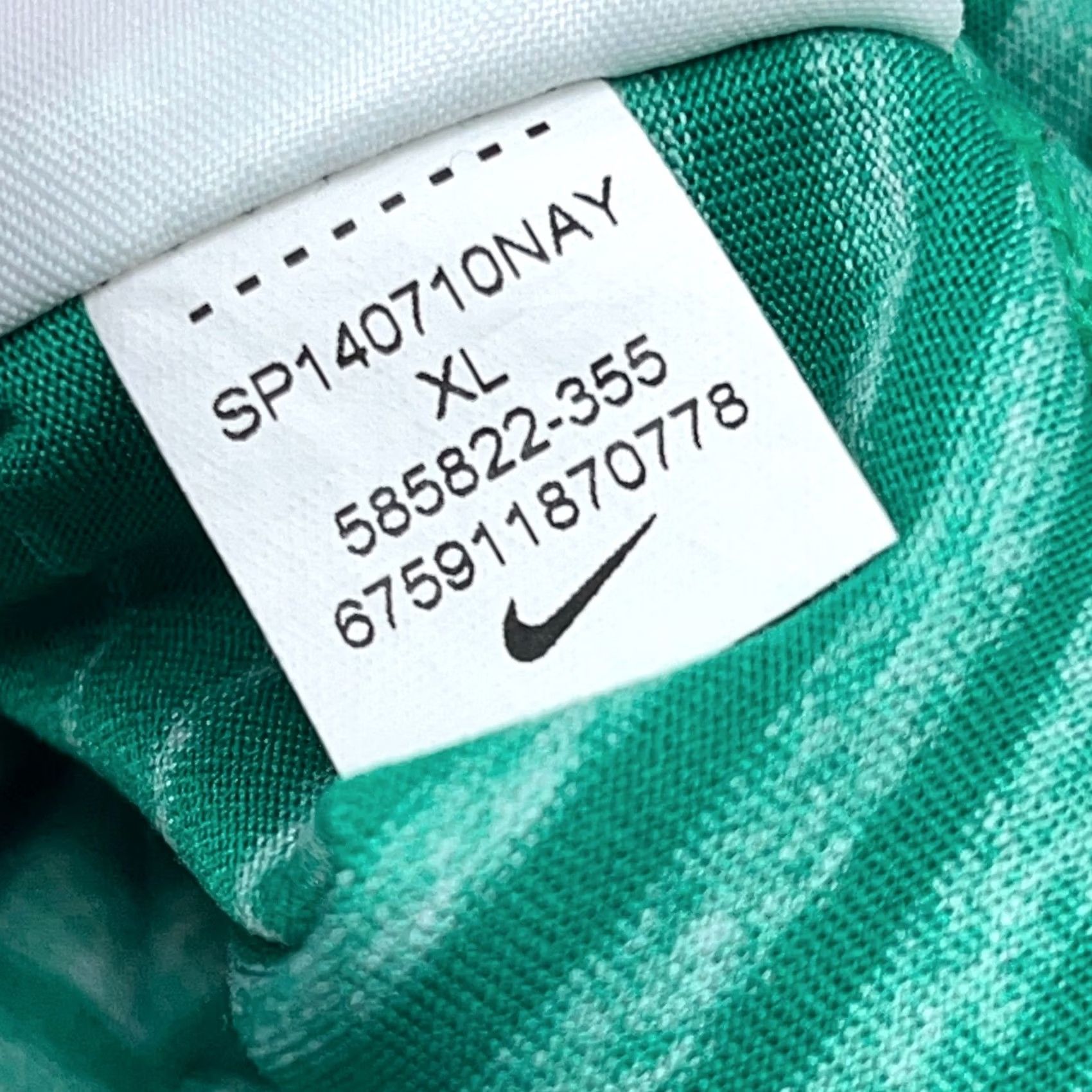 Nike Nike Polo Shirt Men XL Green Striped Dri-Fit Tour Performance Golf Casual Activewear Logo Shirt Size US XL / EU 56 / 4 - 5 Thumbnail