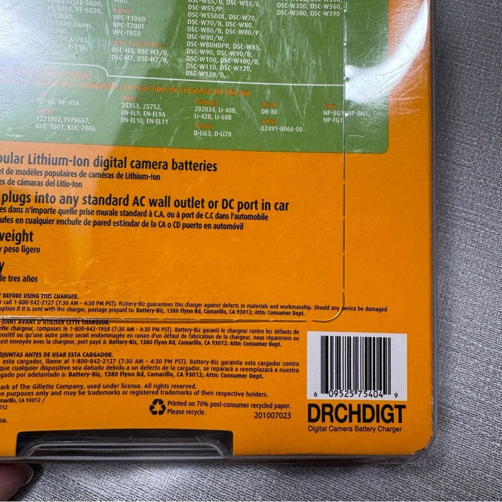 Other NWT New Duracell Digital Camera Battery Charger Size ONE SIZE - 9 Thumbnail