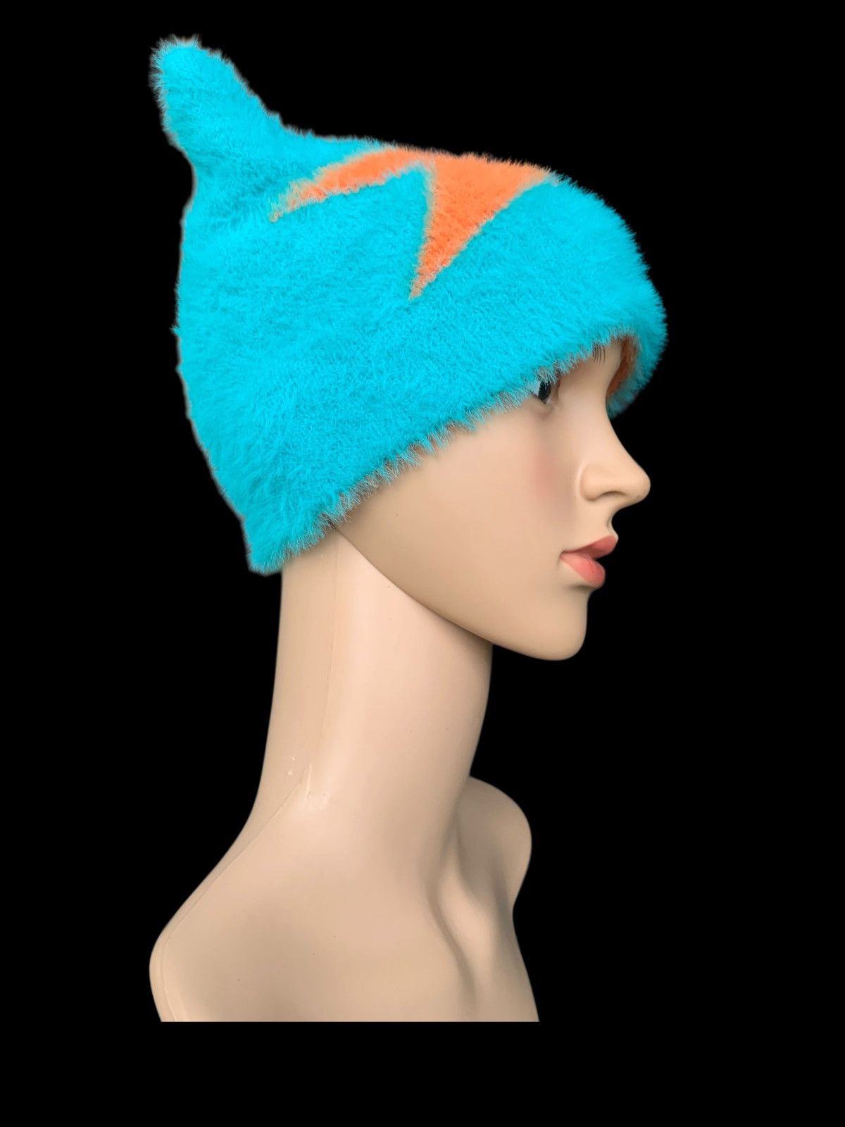 Designer × Japanese Brand × Kapital Cute Beanie Y2k Fuzzy Fluffy Hat Size ONE SIZE - 2 Thumbnail