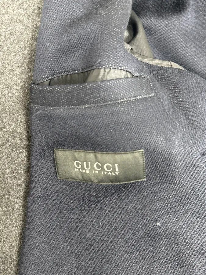 Gucci AW2013 Gucci Grey Naval Wool Jacket Size US M / EU 48-50 / 2 - 14 Thumbnail
