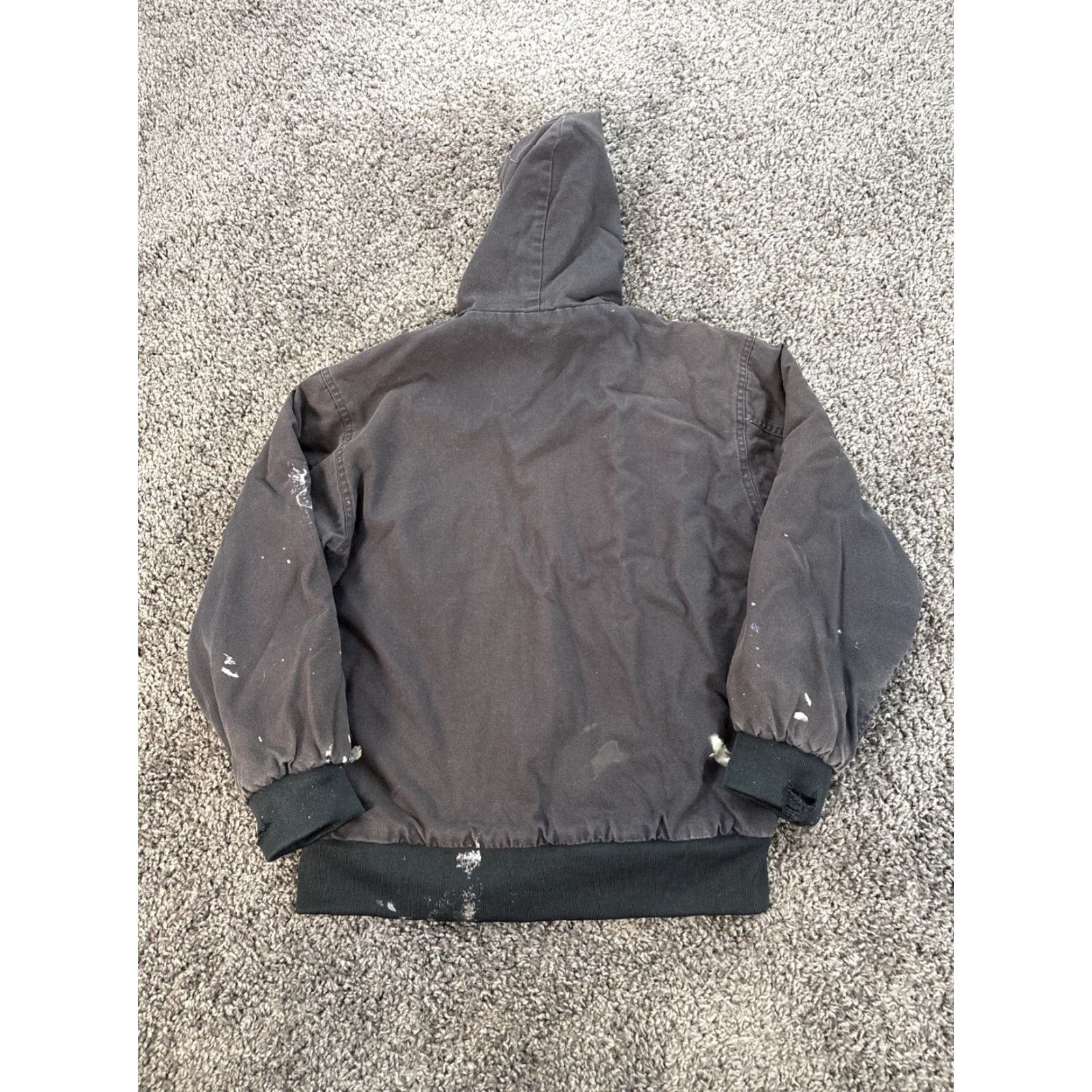 Old Navy VINTAGE Old Navy Jacket Womens L Black Distressed Bomber Canvas Jacket Size L / US 10 / IT 46 - 5 Thumbnail