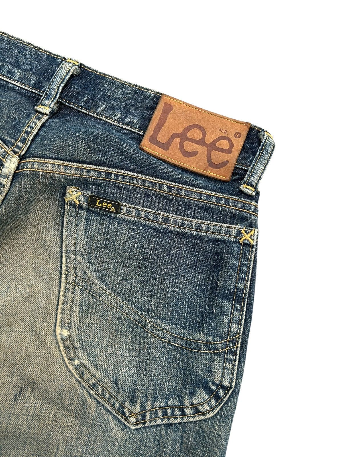 Kapital × Lee × Vintage Vintage Lee Selvedge Rusty Distressed Denim Jeans Mudwash Size US 28 / EU 44 - 13 Thumbnail