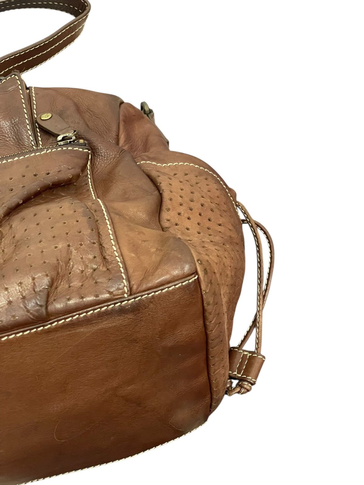 Genuine Leather Full Leather Max & Co Tote Hand Bag 2🟩2 Size ONE SIZE - 8 Thumbnail