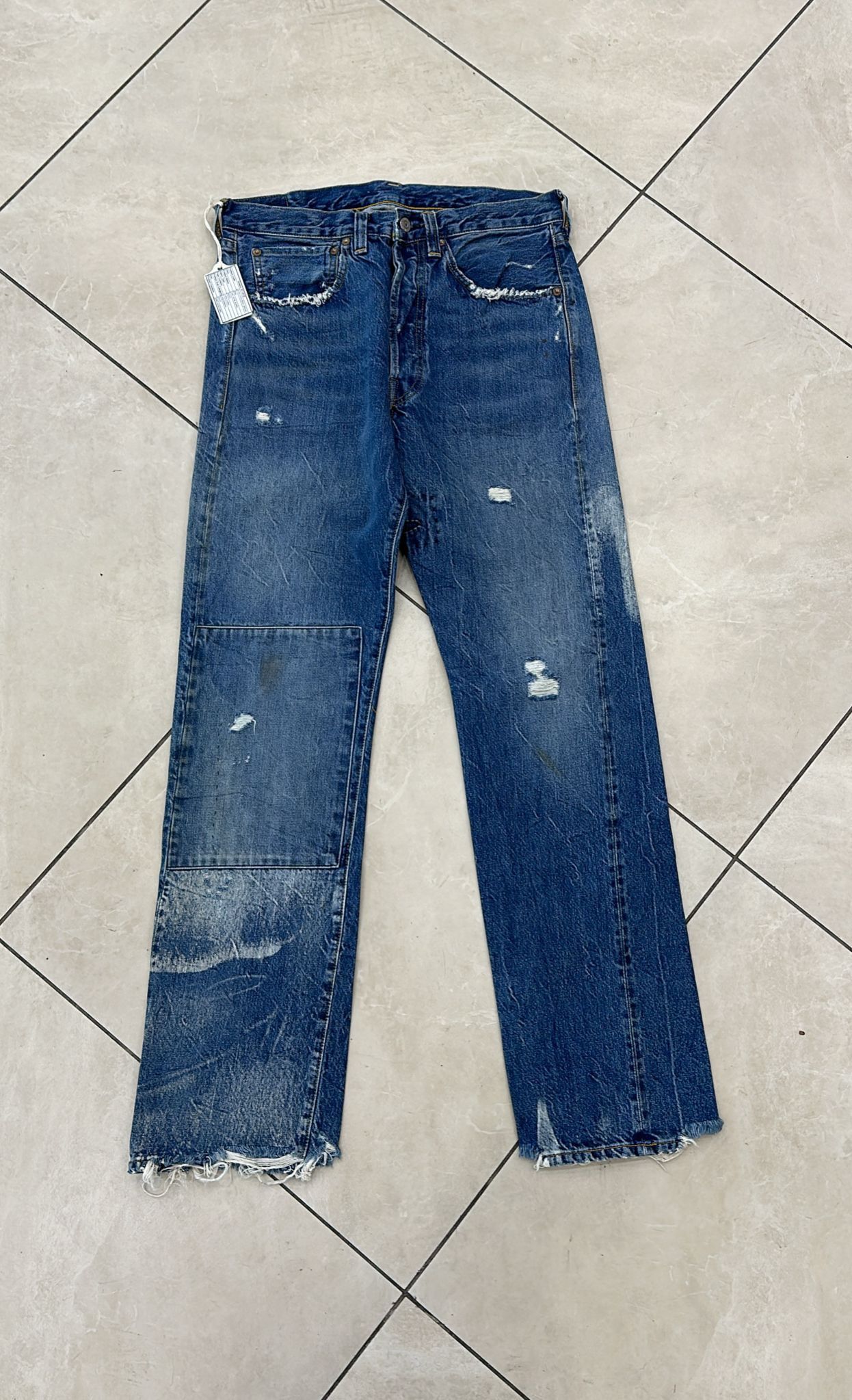 Levi's Vintage Clothing Levis LVC SAMPLE 501XX 1947 Selvedge Jeans W32/L32 Size US 32 / EU 48 - 1 Thumbnail