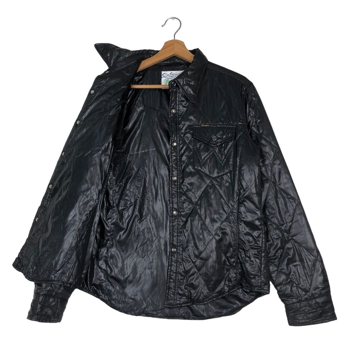 Japanese Brand 🔥Vintage Biker Jacket Wrangler Greens Boro Usa Light Puffer Size US M / EU 48-50 / 2 - 11 Thumbnail